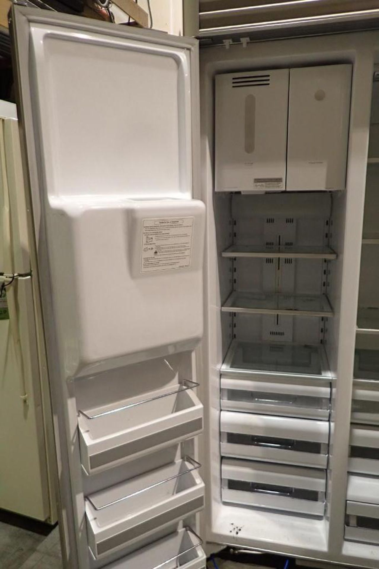 Kenmore pro SS refrigerator and freezer french door combo - Image 5 of 9