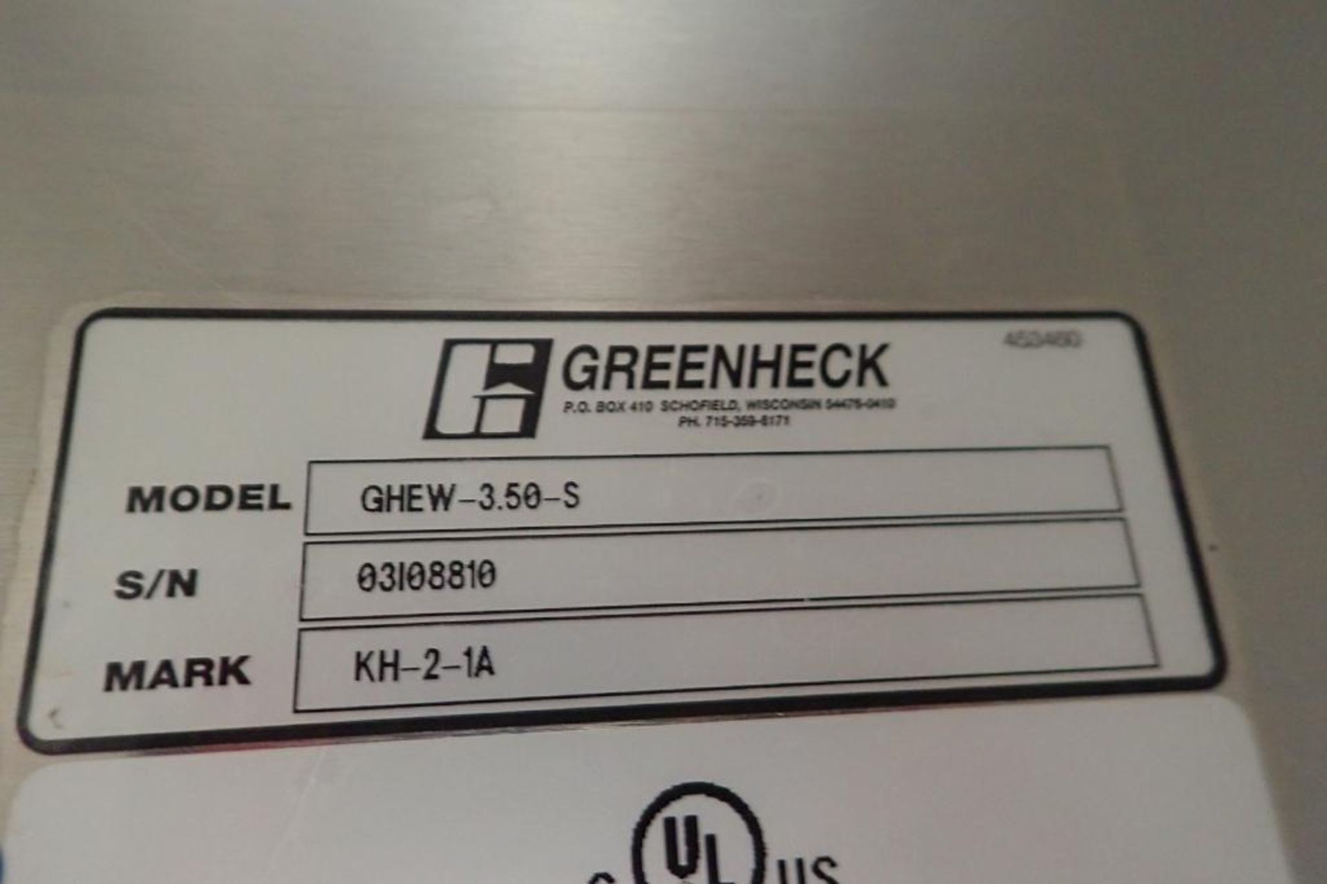 Greenheck SS exhaust hood - Image 4 of 5