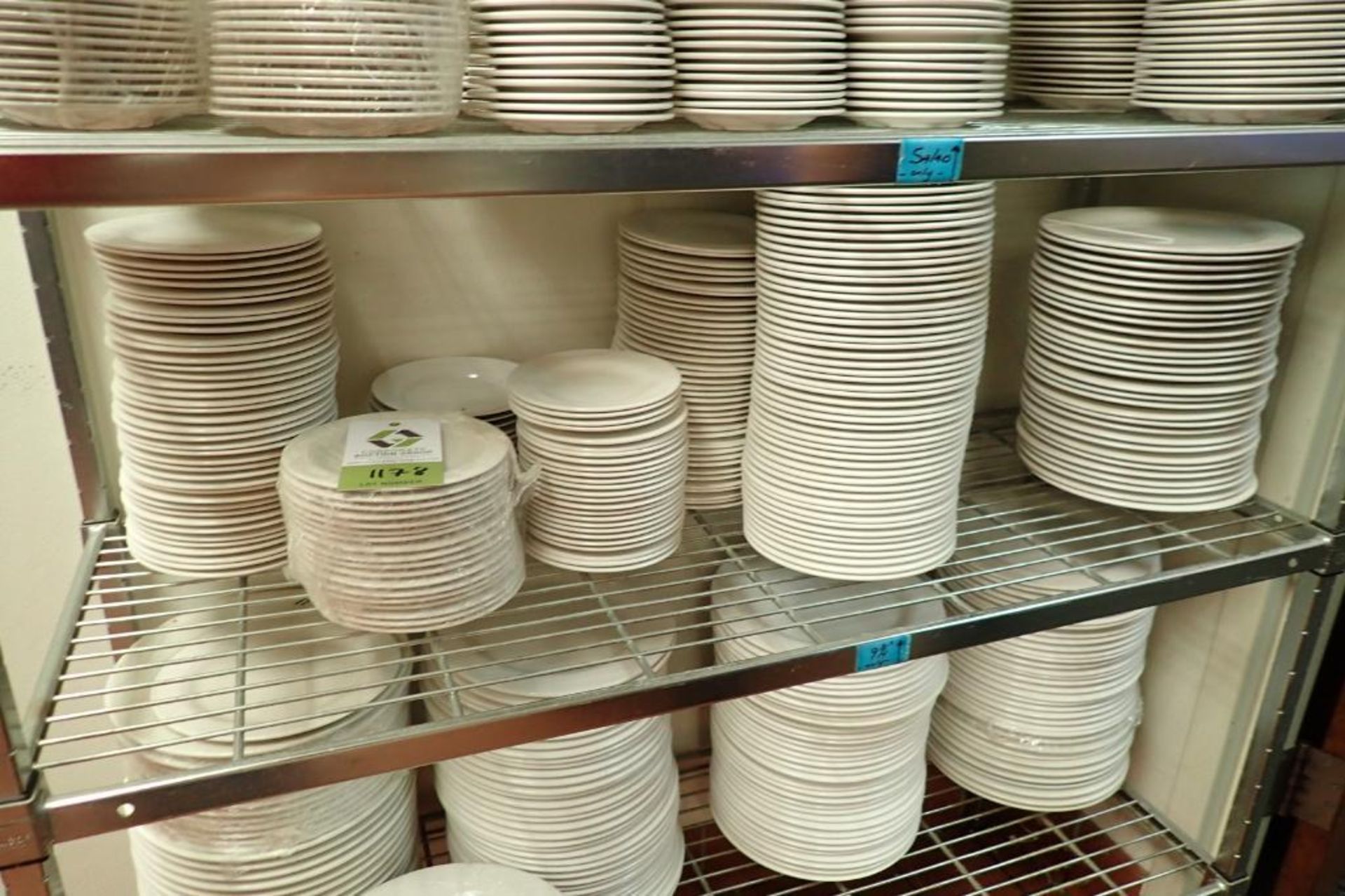 Lot of assorted dining plates