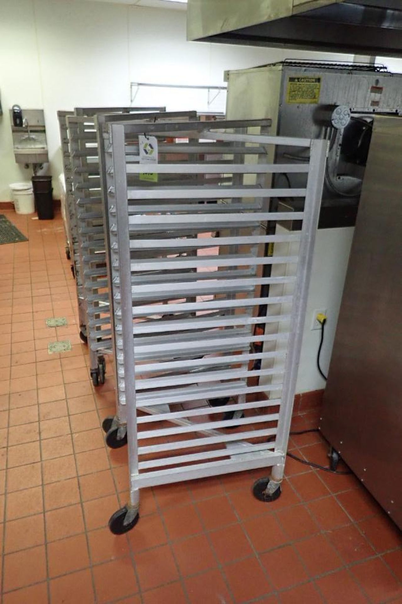 Aluminum bakery racks - Image 2 of 4