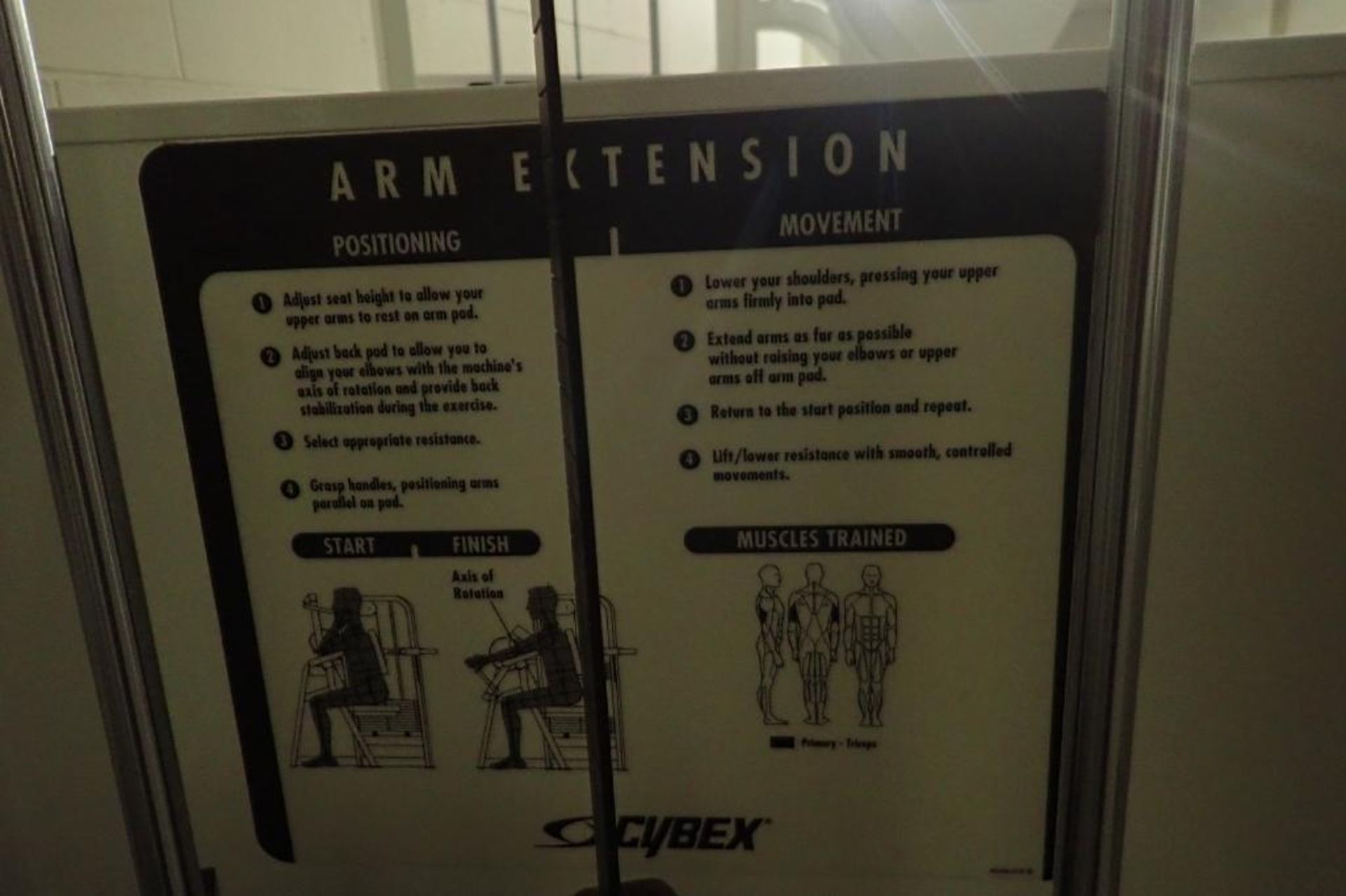 Manufacturer: Cybex - Arm Extension Machine - Model Number: - Image 3 of 5
