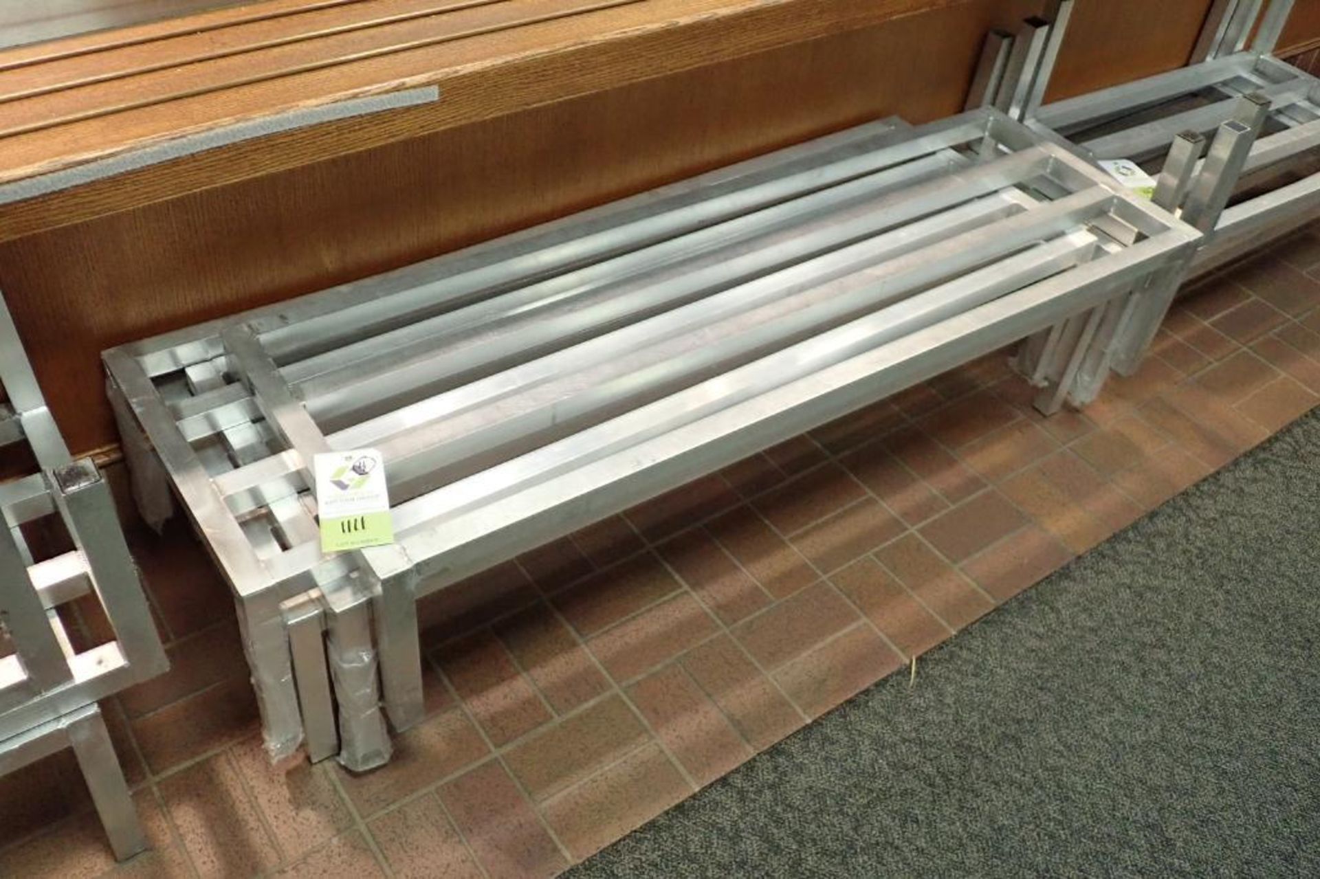 Hubert aluminum storage racks