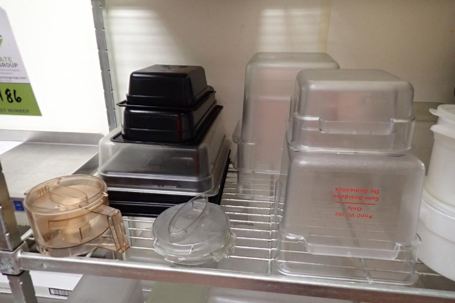 Lot of assorted [plastic food storage containers - Image 2 of 10