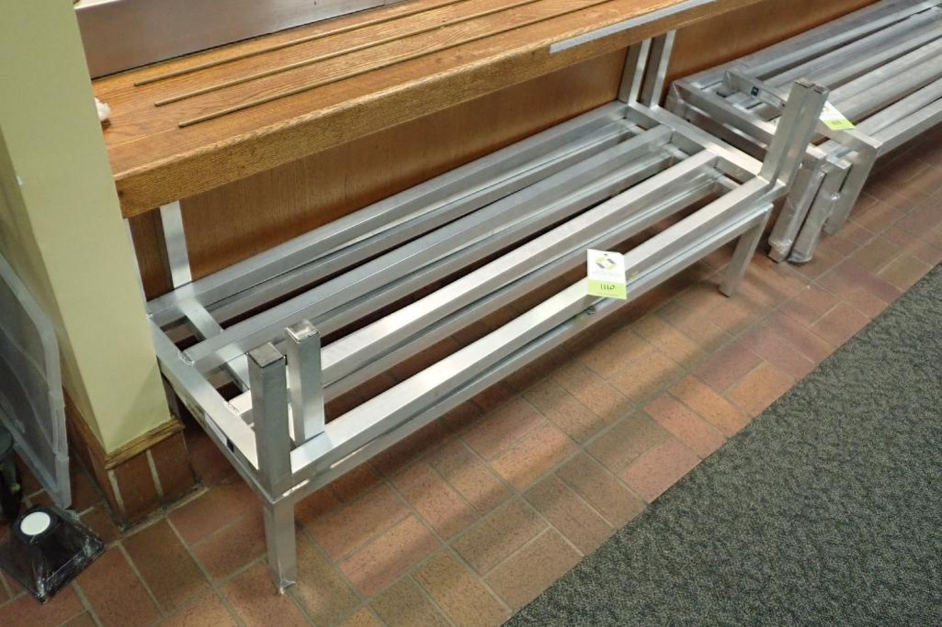 Hubert aluminum storage racks - Image 2 of 3