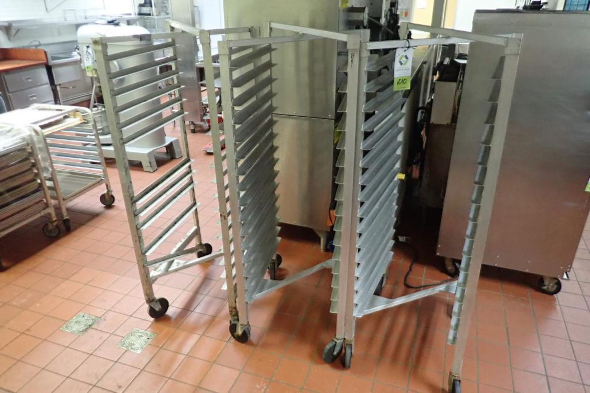 Aluminum bakery racks