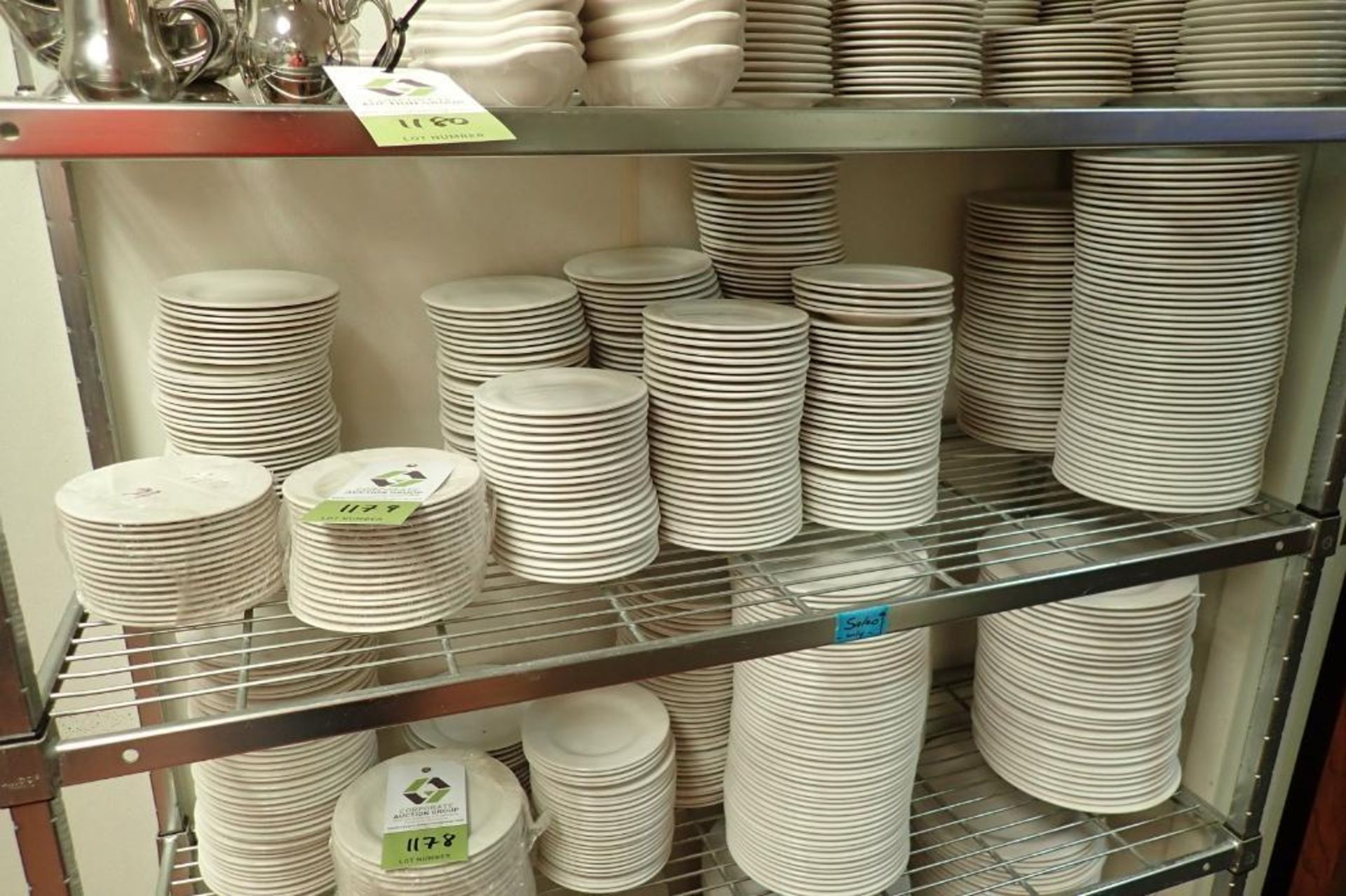 Lot of assorted dining plates