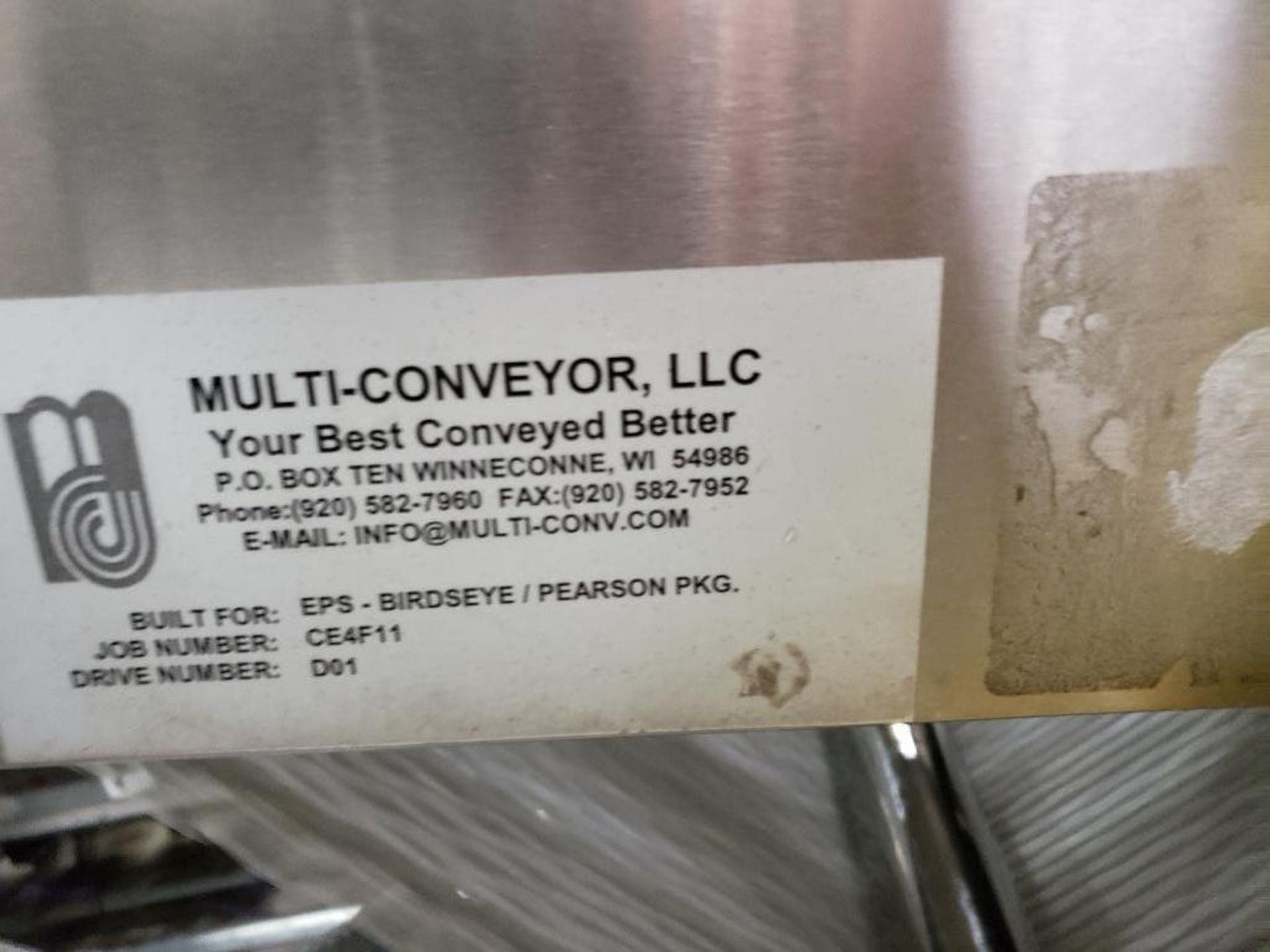 Multi-conveyor belt conveyor {Located in Darien, WI} - Image 8 of 9