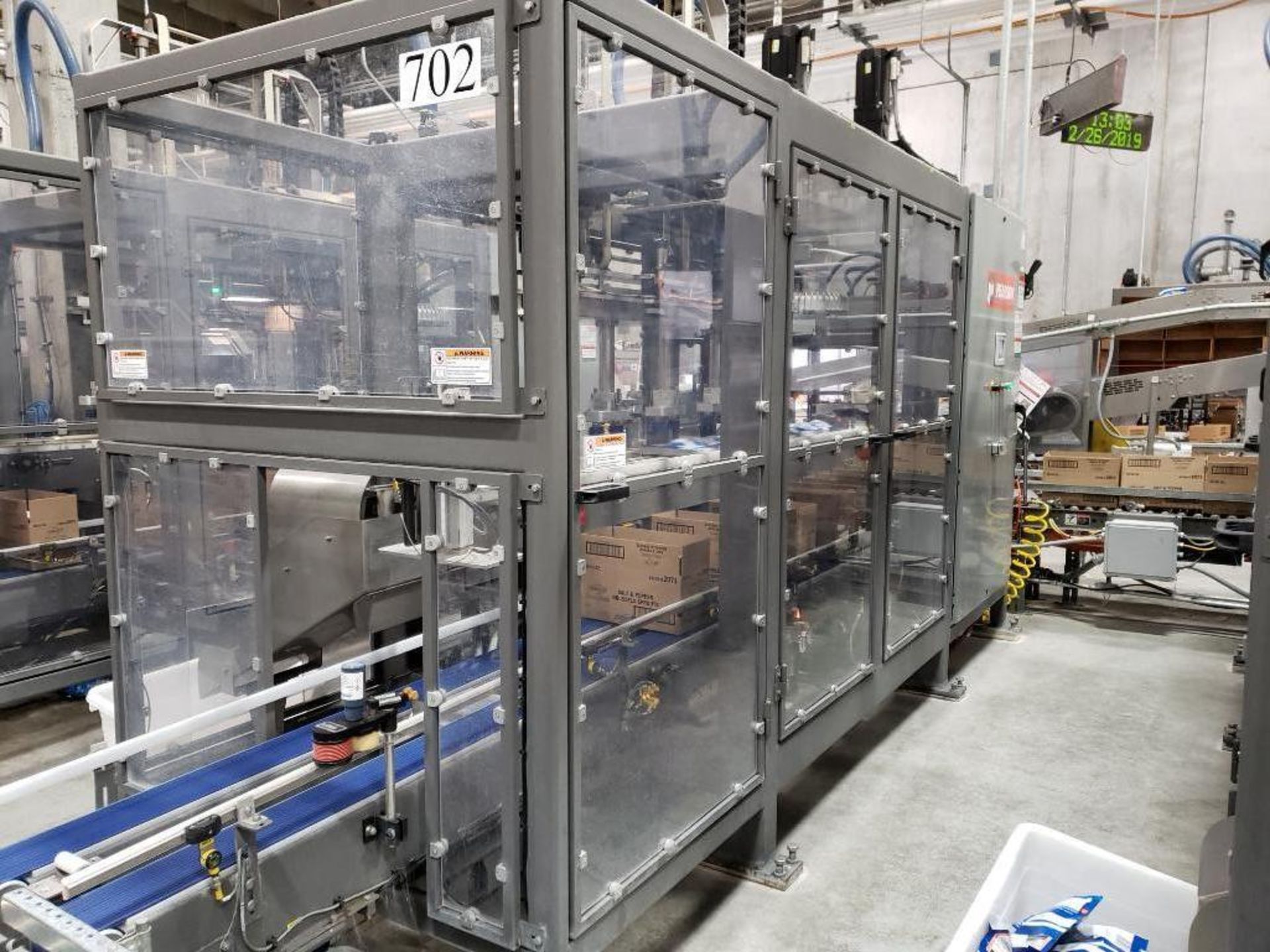 2011 Pearson pick and place case packer {Located in Darien, WI}