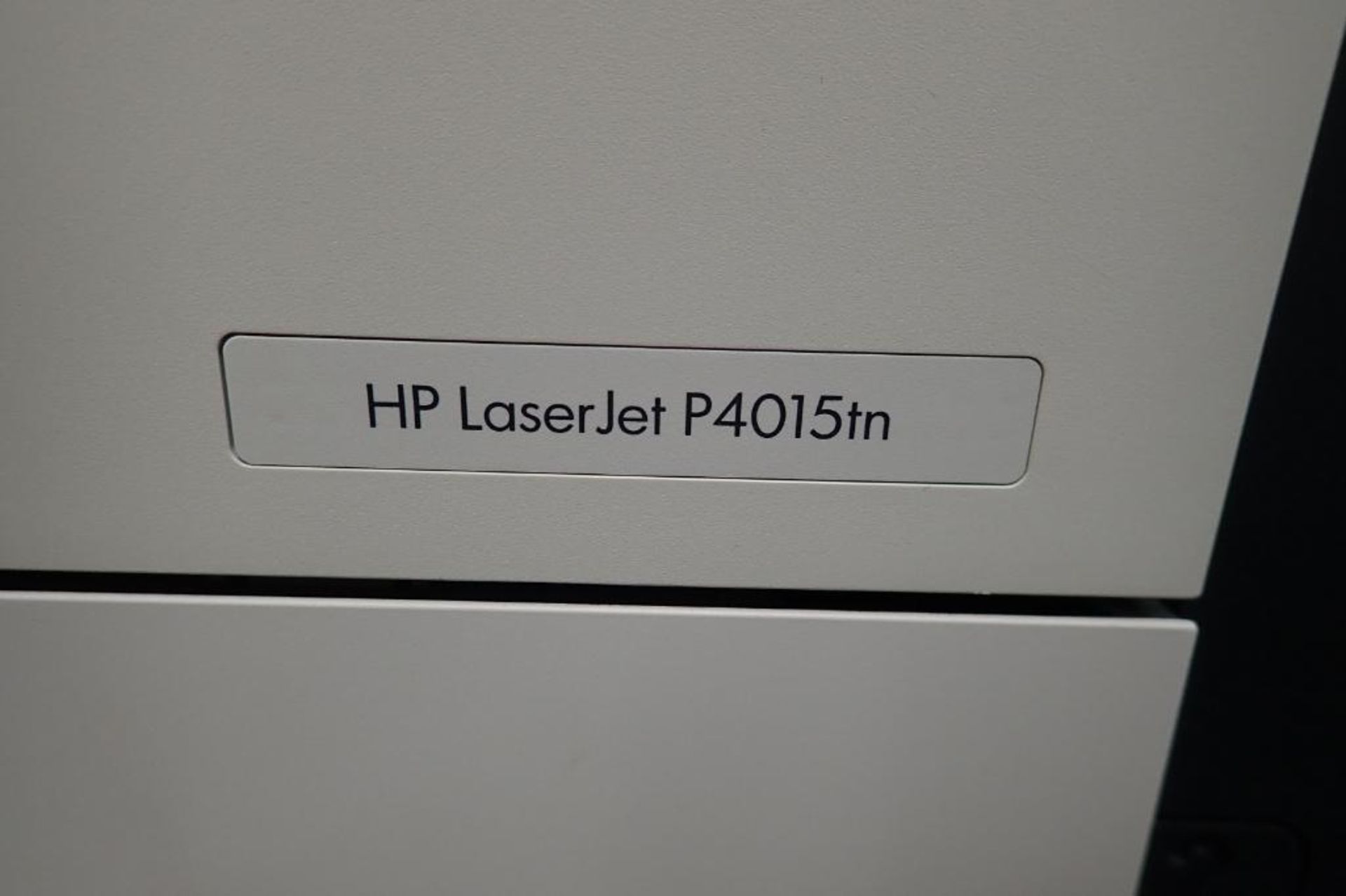 (2) HP desktop computer and screen, (1) HP laser printer - Image 3 of 8