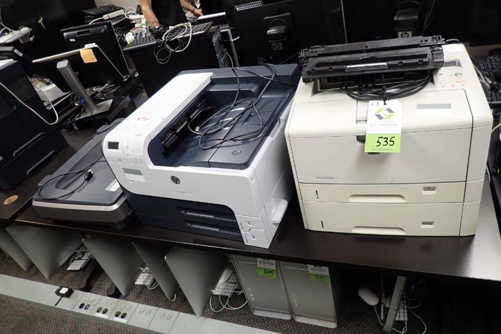 (2) Hp printers, (1) Epson scanner