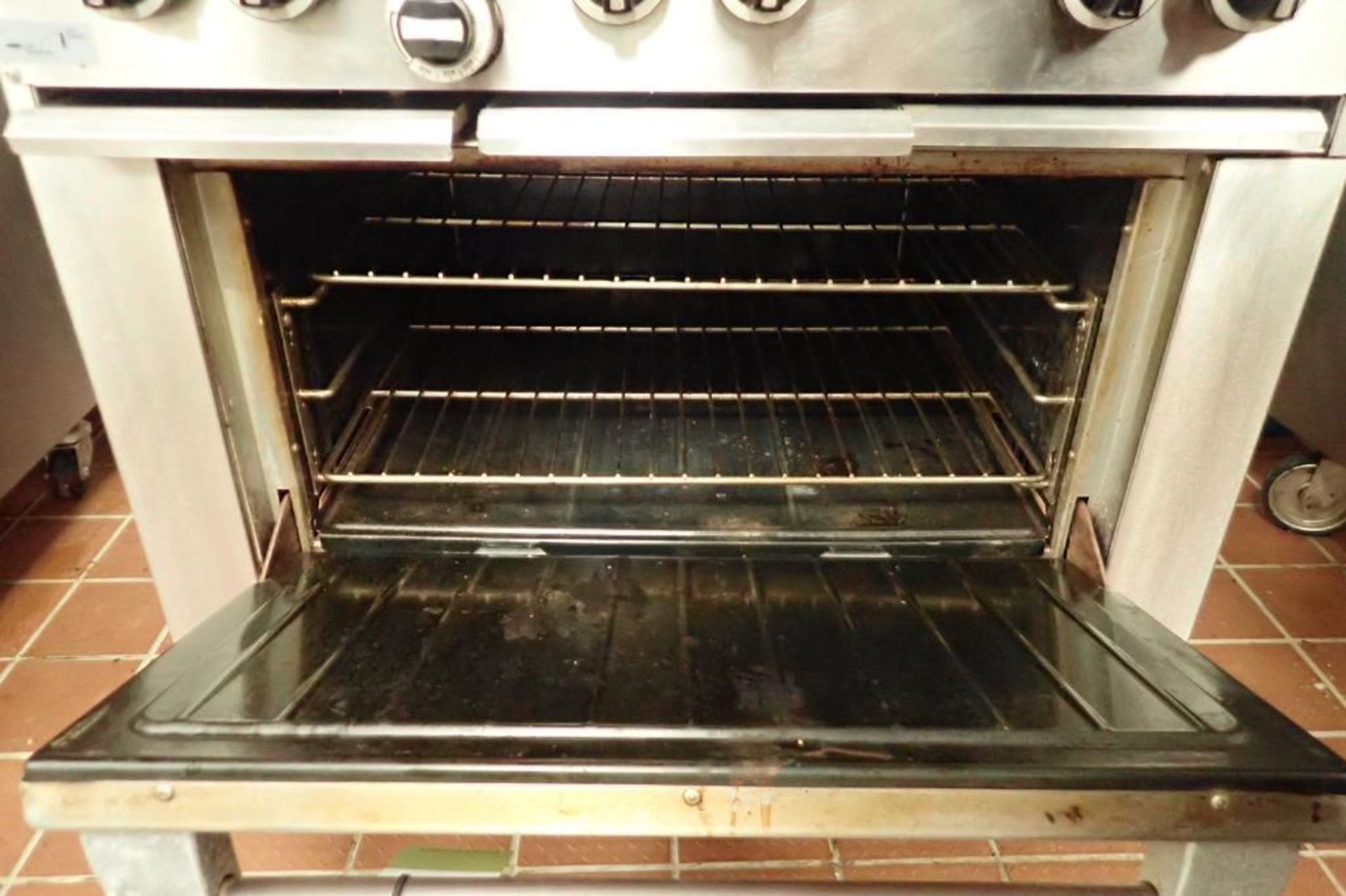 Garland six burner standard oven, Model G36-6R, natural gas, 36 in. wide x 35 in. deep x 57 in. tall - Image 4 of 6