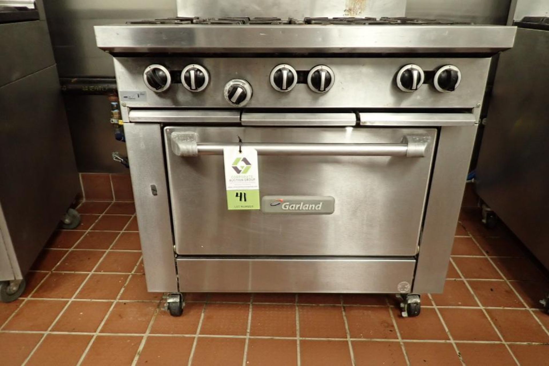 Garland six burner standard oven, Model G36-6R, natural gas, 36 in. wide x 35 in. deep x 57 in. tall - Image 2 of 5