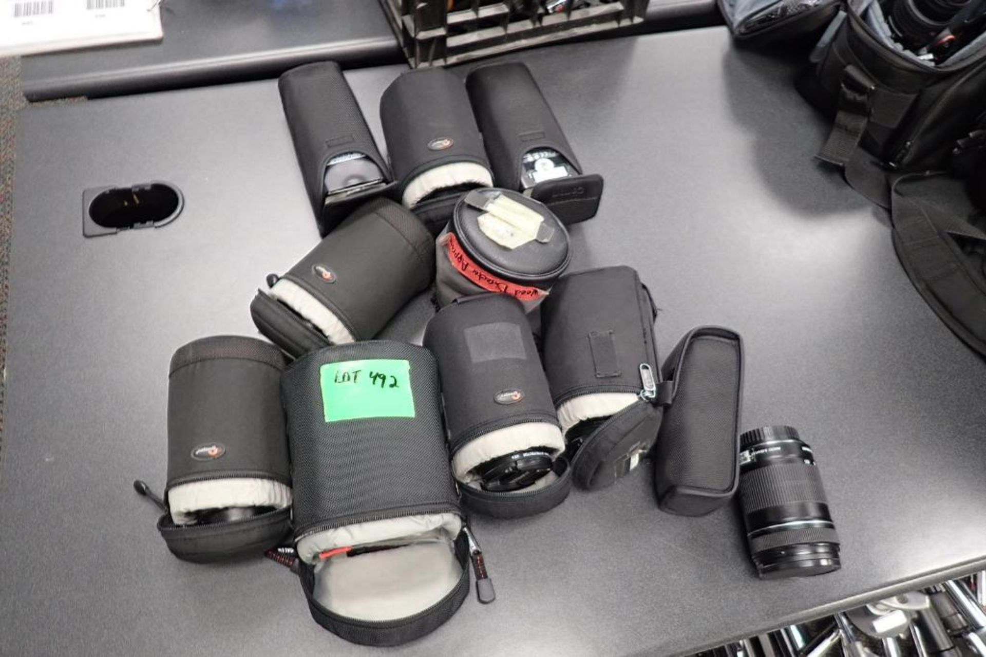 Lot of assorted Nikon and Canon lens