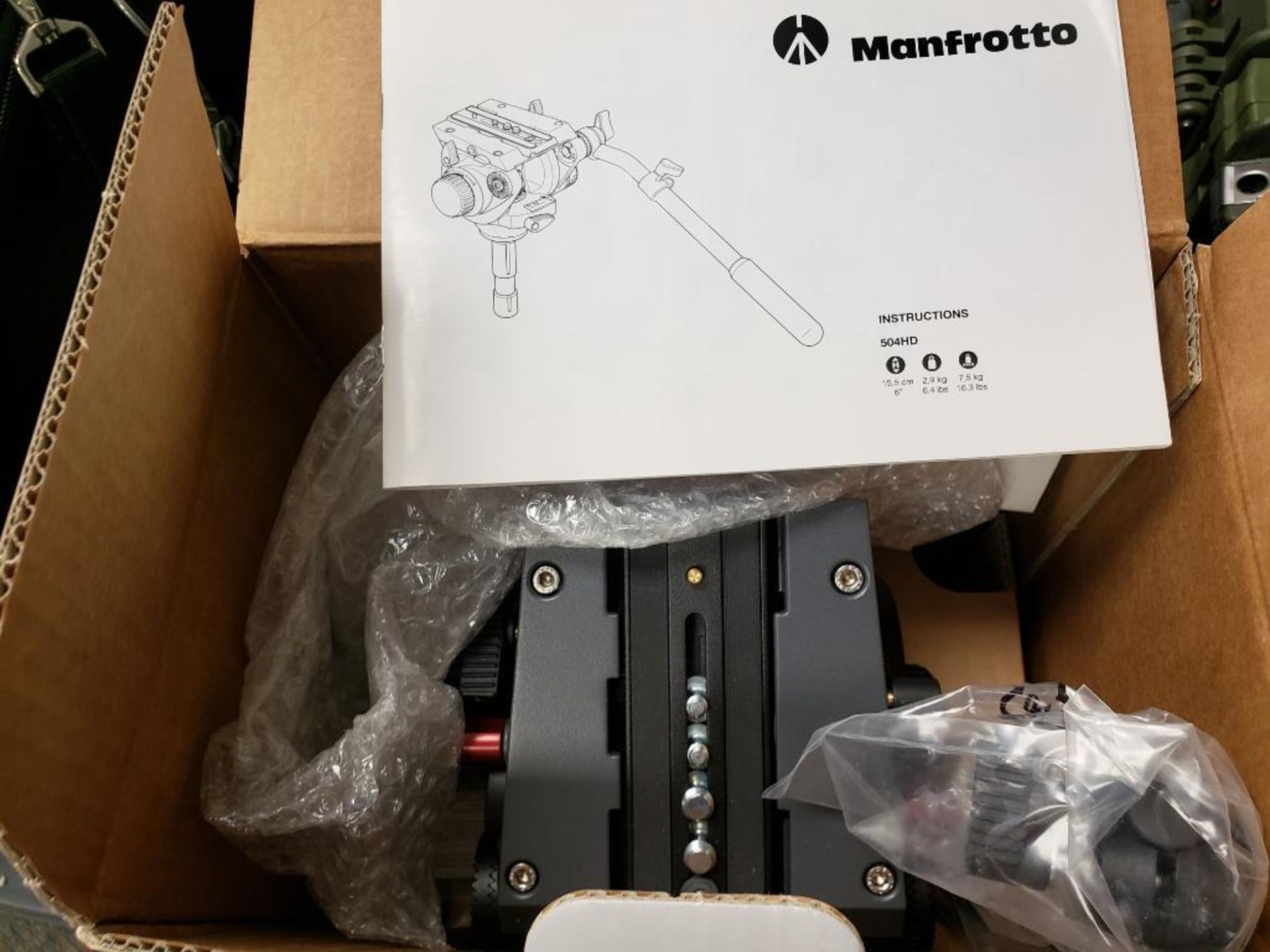 Manfrotto 504HD pro video head 75 - Image 7 of 9