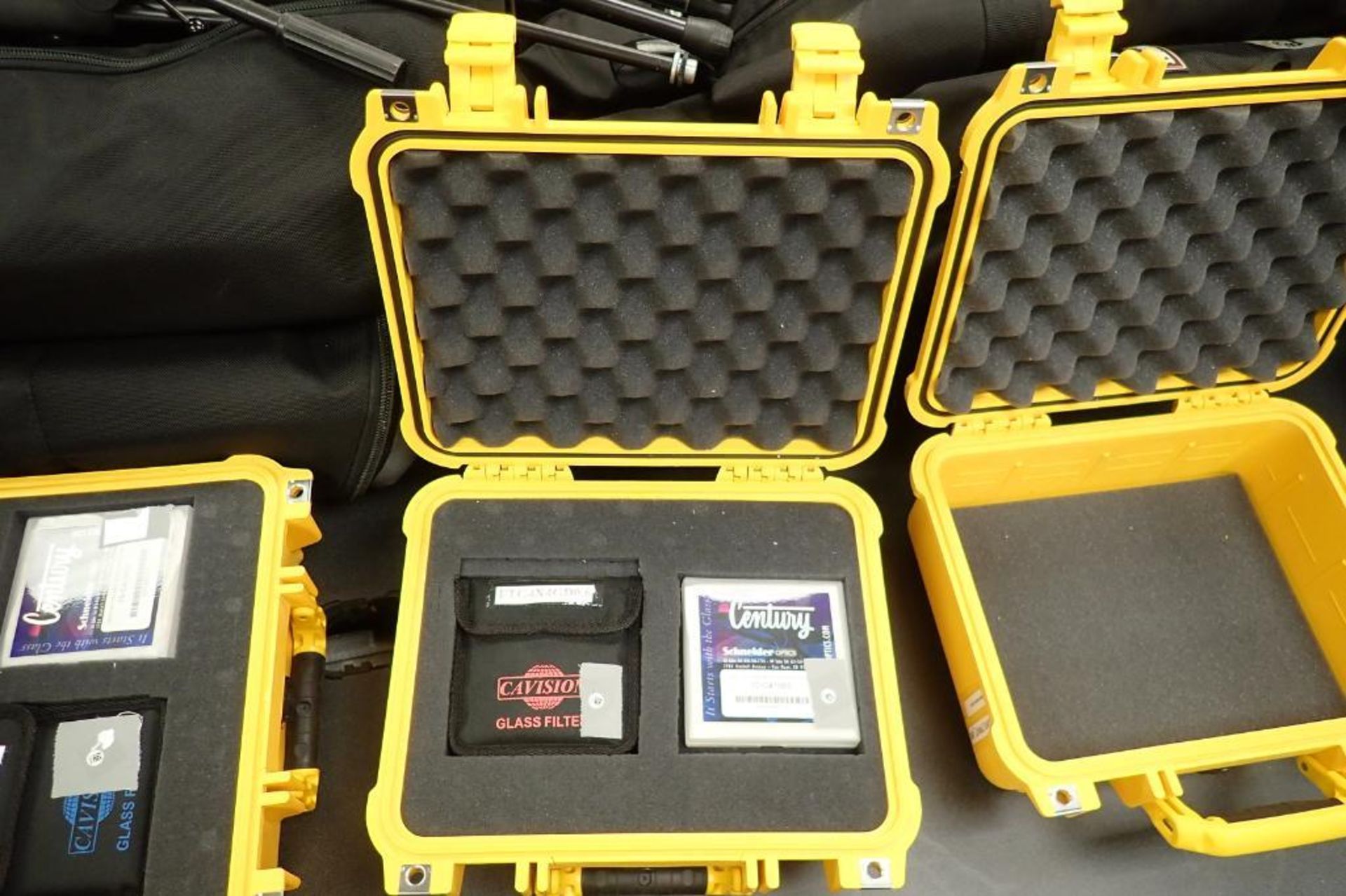 Pelican 1400 case with misc. audio video accessories - Image 11 of 14