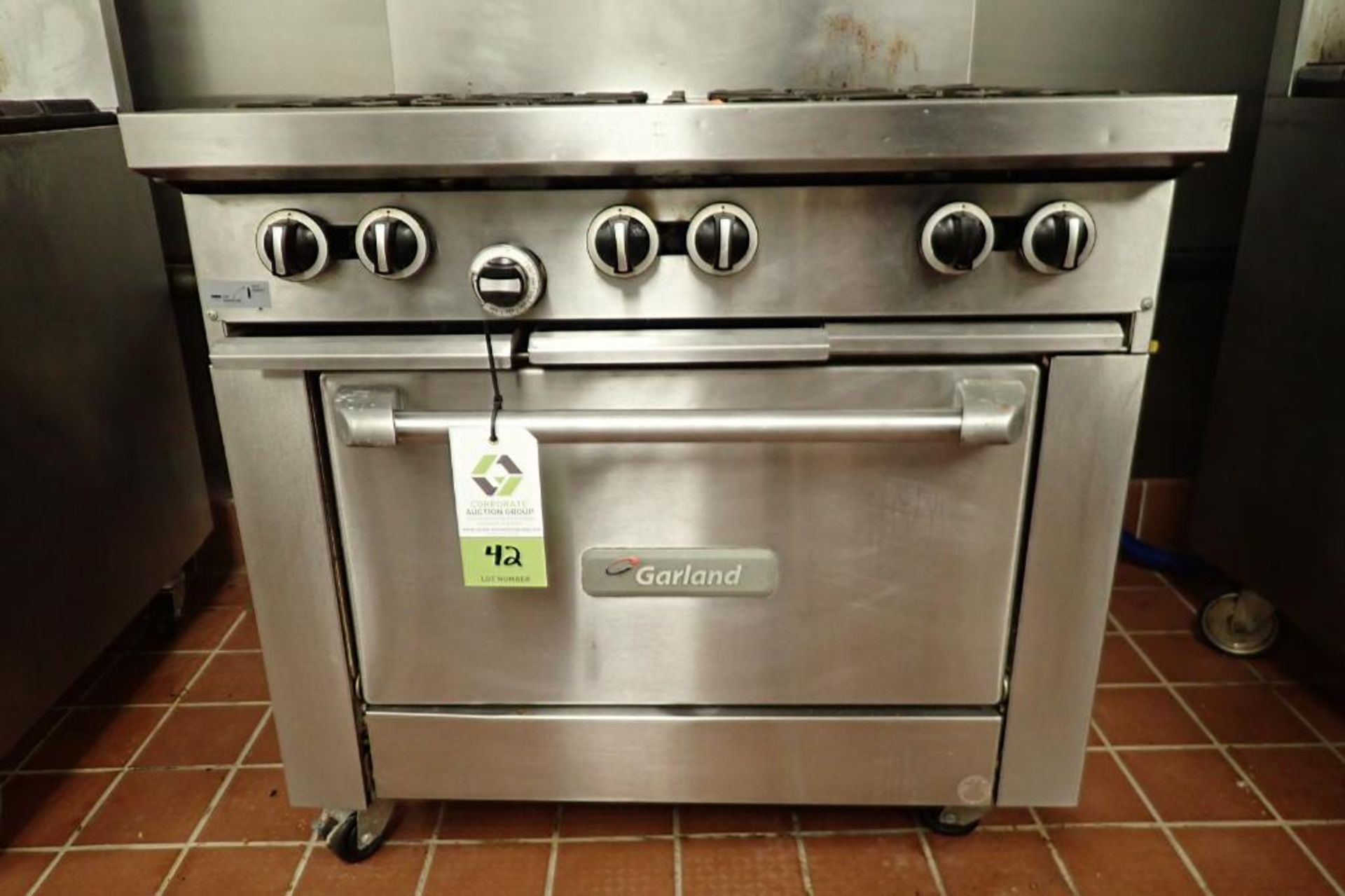 Garland six burner standard oven, Model G36-6R, natural gas, 36 in. wide x 35 in. deep x 57 in. tall - Image 2 of 6