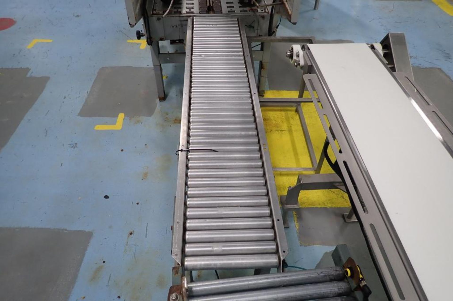 Gravity roller conveyor, 60 in. long x 9 in. wide - ** Rigging Fee: $ 25 ** - Image 2 of 4