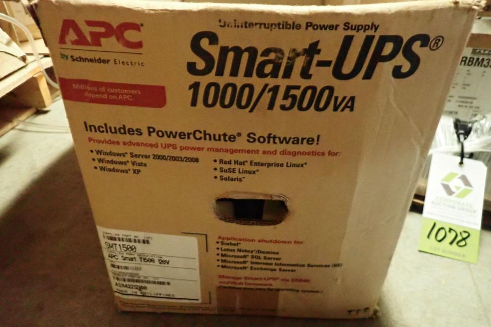 Unused APC smart ups power supply, 1000/1500 va - ** Rigging Fee: $ 25 ** - Image 2 of 5