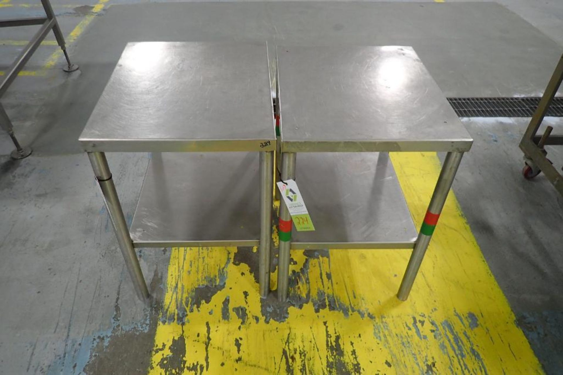 SS table, 24 in. long x 20 in. wide x 30 in. tall - ** Rigging Fee: $ 50 ** - Image 2 of 4