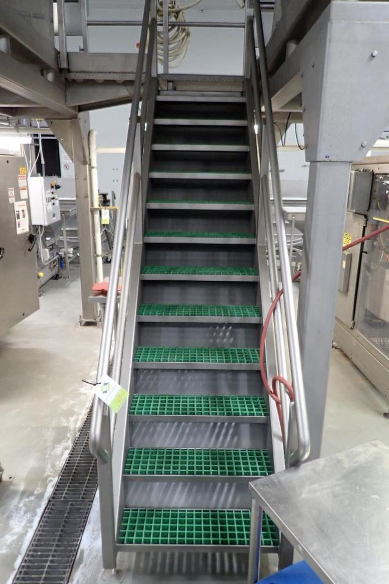 SS stairs for scale mezzanines lots 148 and 168, 12 steps, 28 in. wide - ** Rigging Fee: $ 1200 **