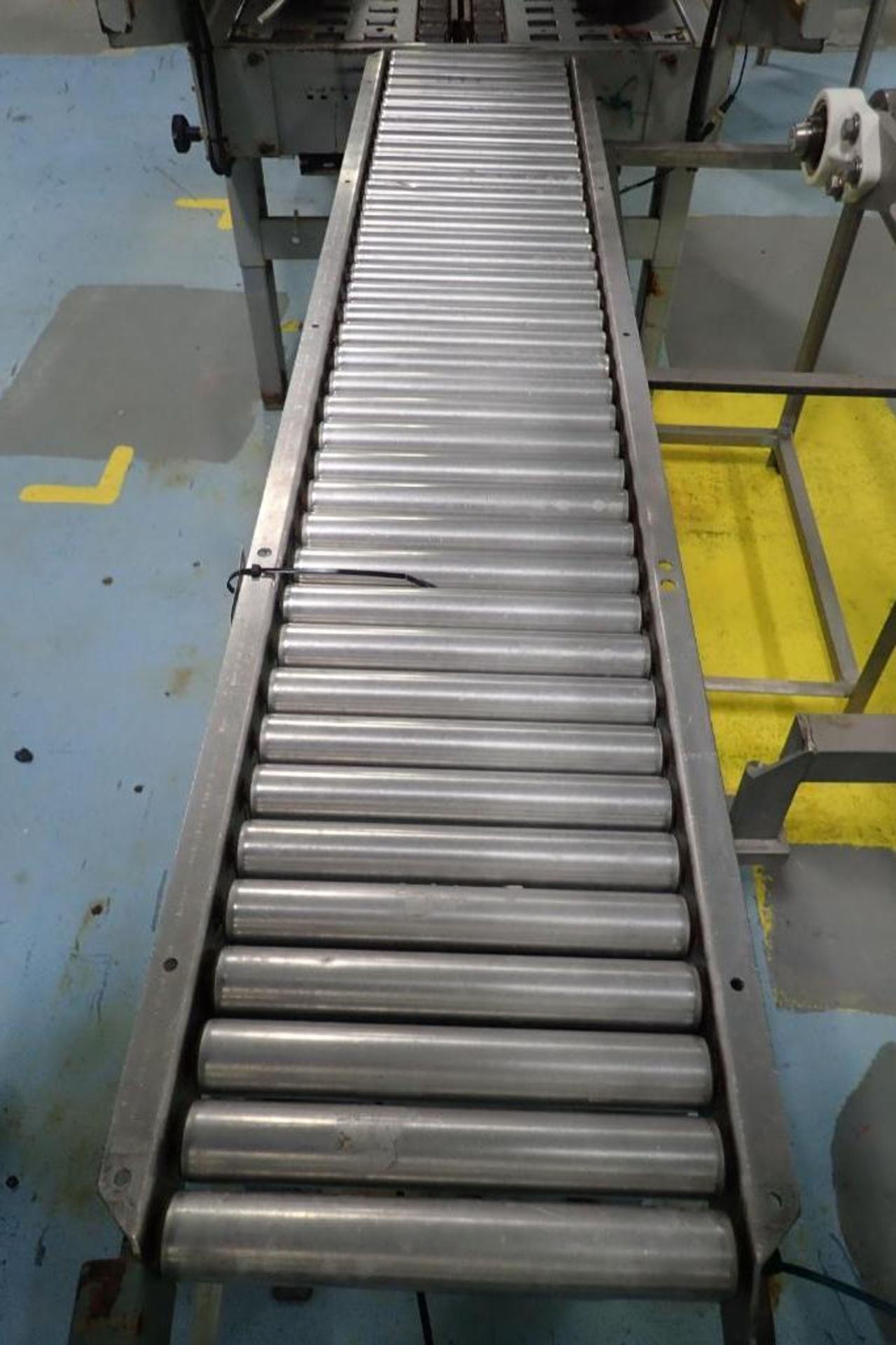 Gravity roller conveyor, 60 in. long x 9 in. wide - ** Rigging Fee: $ 25 ** - Image 4 of 4