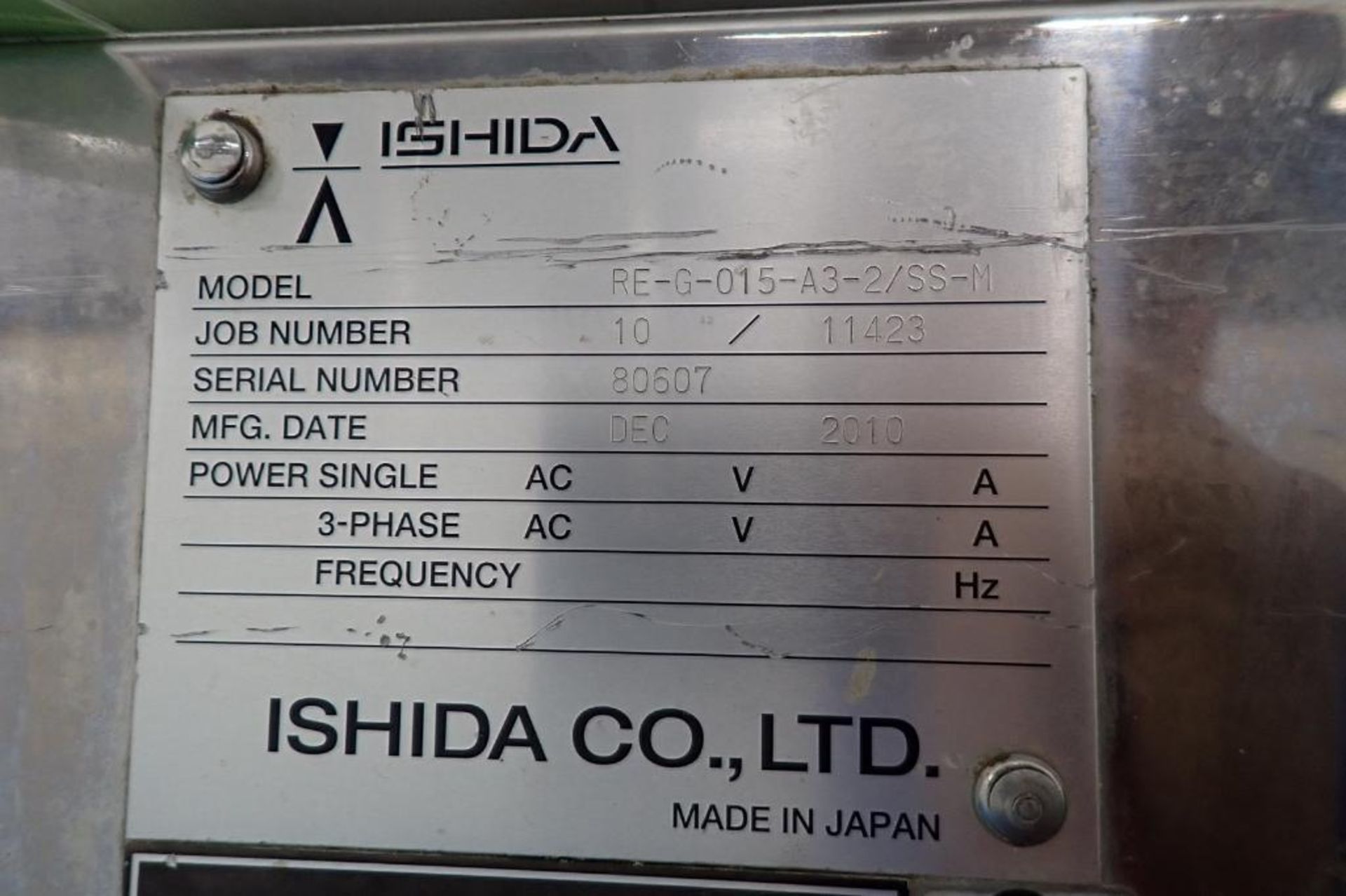 2010 Ishida check weigher - ** Rigging Fee: $ 150 ** - Bild 8 aus 9