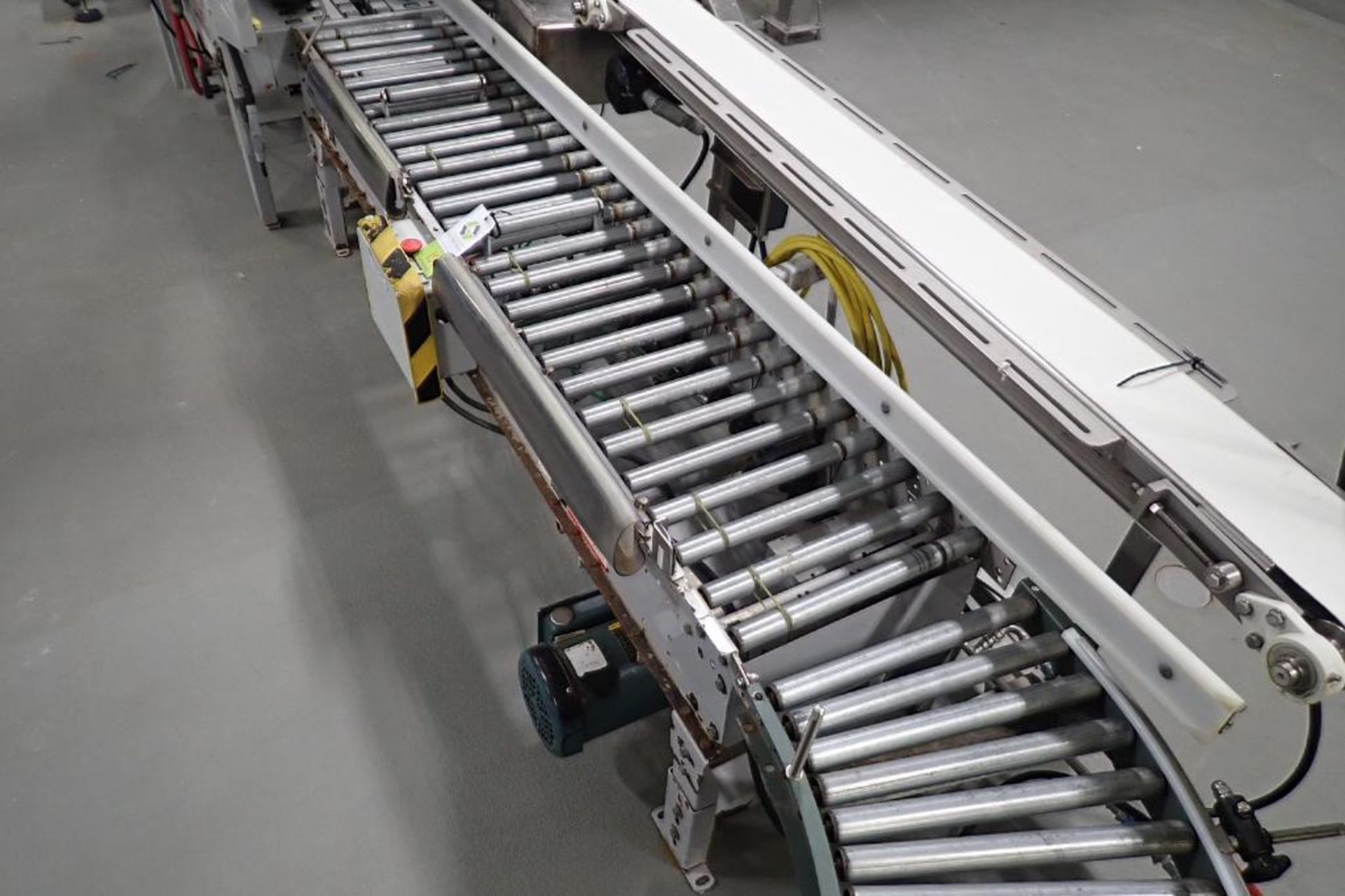 Hytrol powered roller conveyor, 74 in. long x 15 in. wide x 24 in. tall - ** Rigging Fee: $ 50 ** - Image 2 of 5