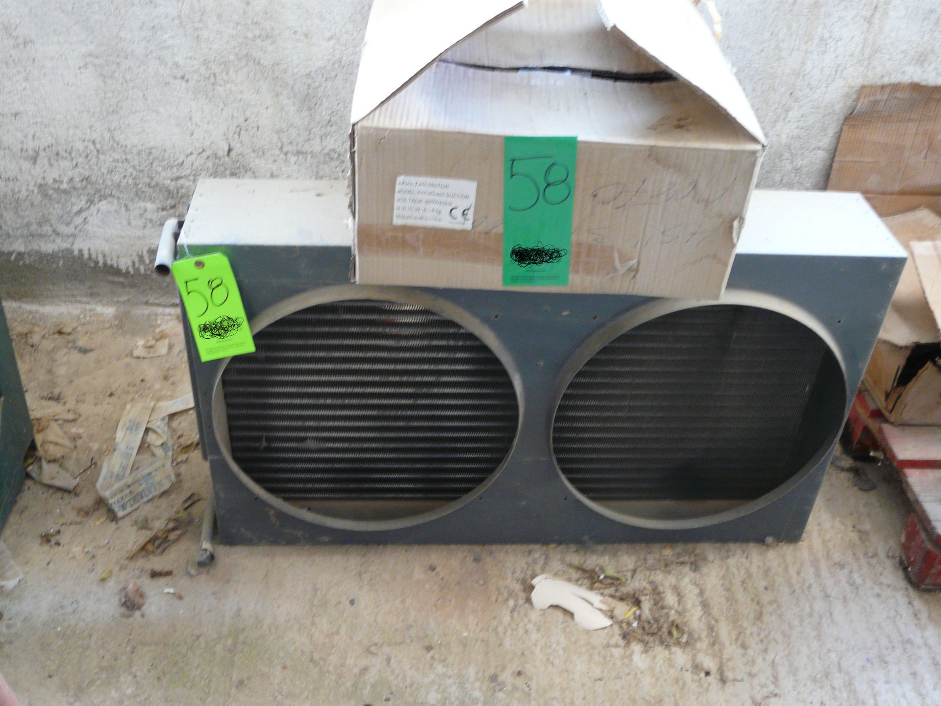 Condenser Manufactured in Greece Never used with a single fan 107x20x60cm