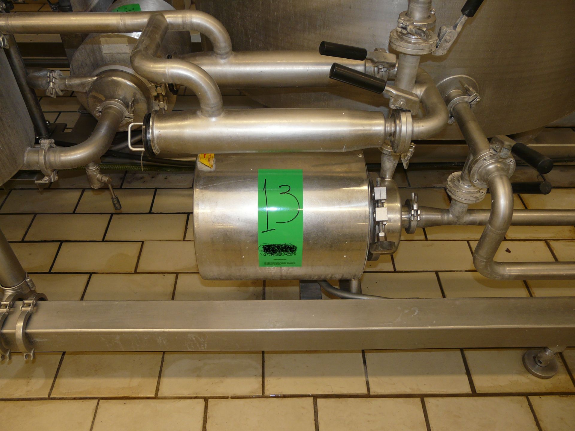 TETRA PAK HOYER HTST 1200 Pasteurizer for Ice Cream , Contains 2 x Tanks with agitators ,1 Plate - Image 4 of 20