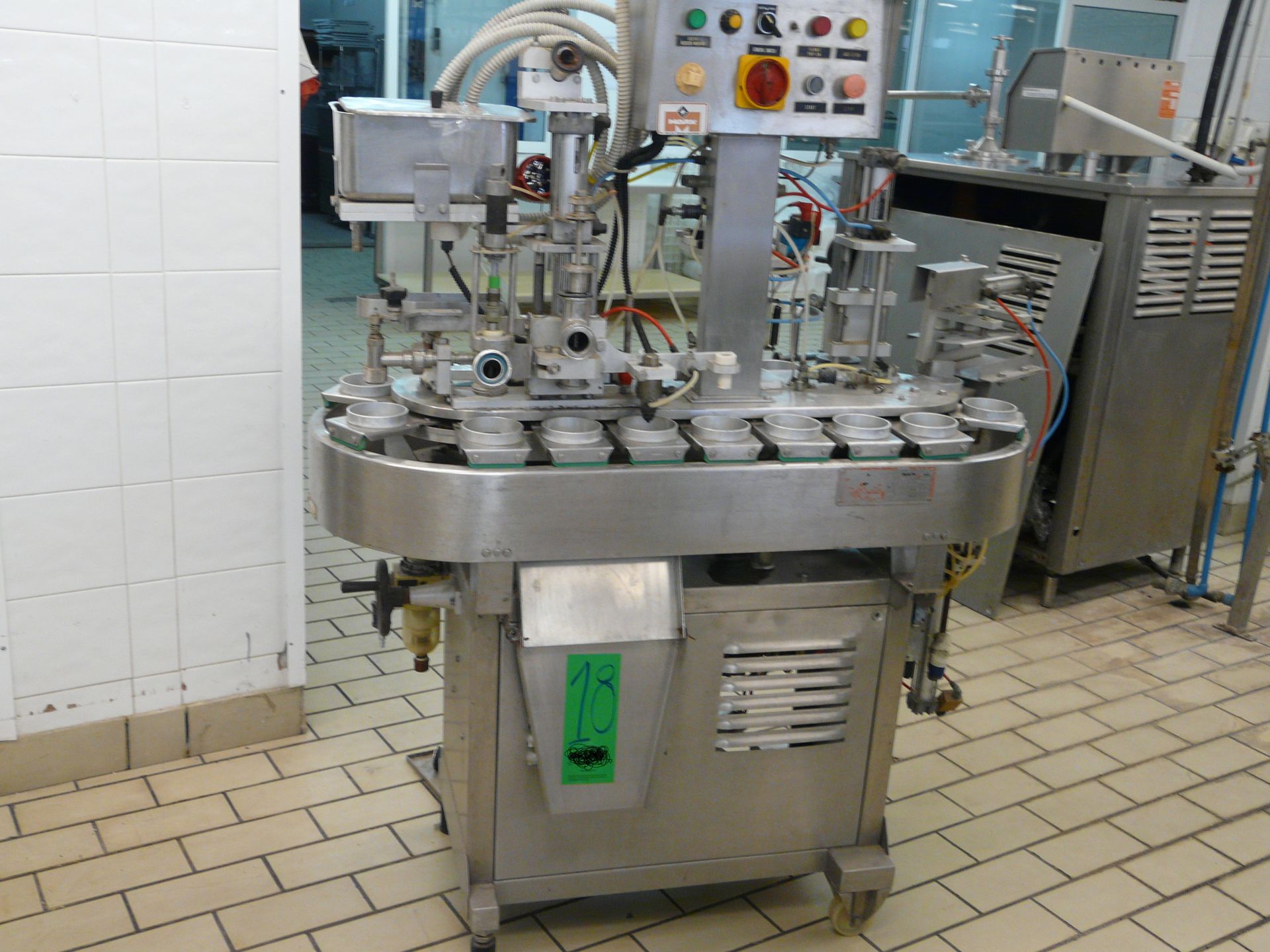 MARK , FILMARK 3000 Cup Filling Machine for Ice Cream 3000cups/Hour 18 Cup Holders 80mm 4 x - Image 8 of 9
