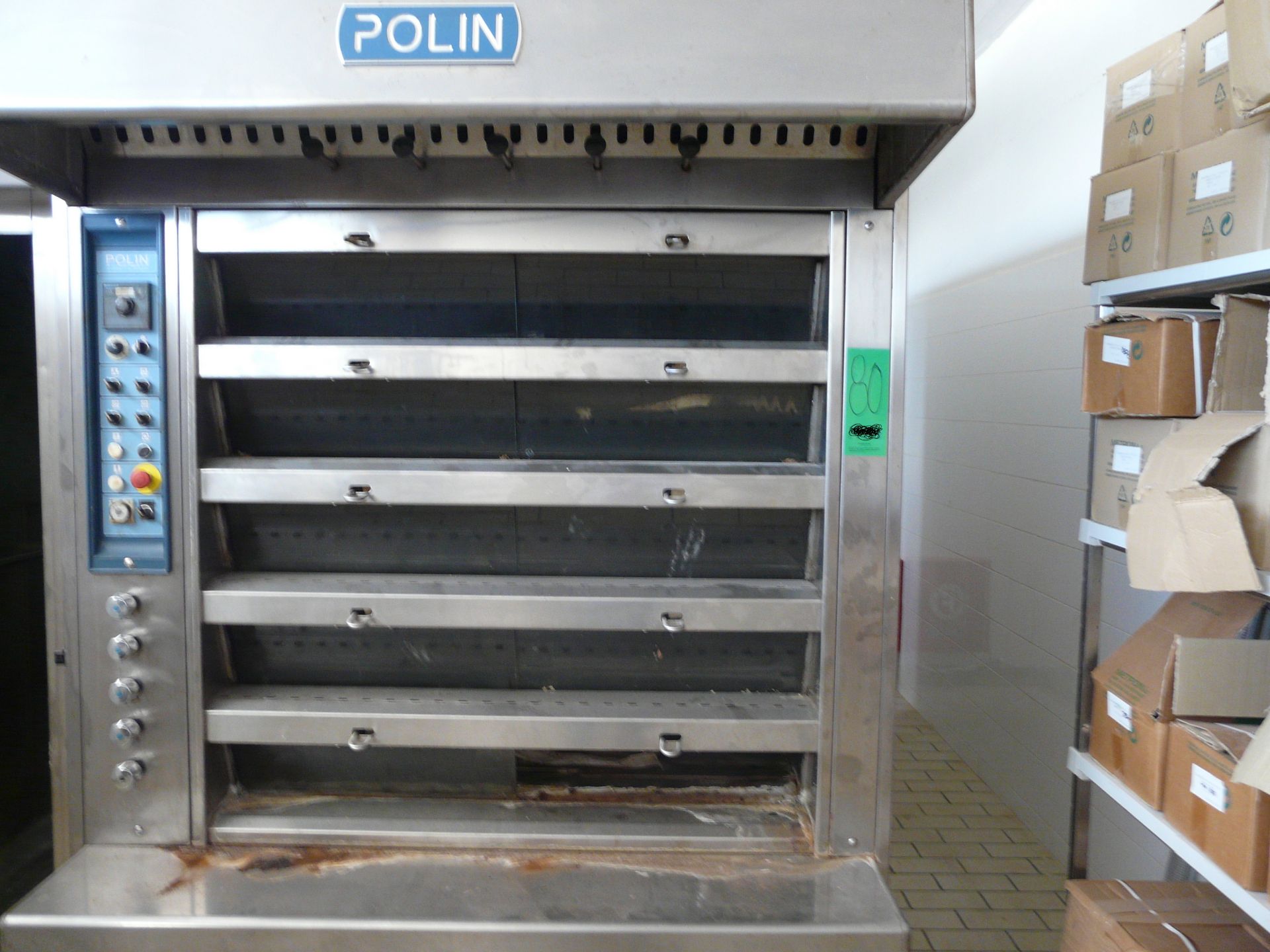 POLIN Oven With 10 Stations , Humidity , Gas Burner , Y.O.M 2003 ,Construction stainless Steel , - Bild 2 aus 10