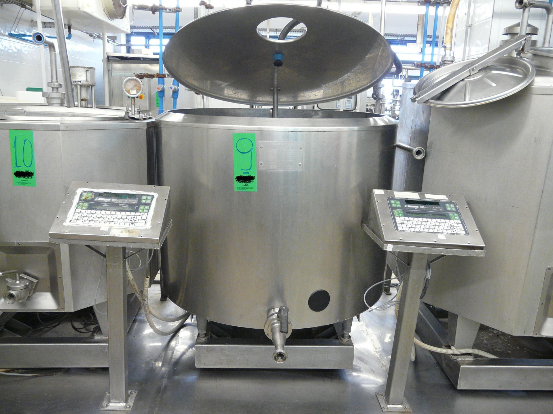 Mixing/Cooling Tank for Ice Cream 520L with agitator, Type WEDHOLMS,Self contained Freon