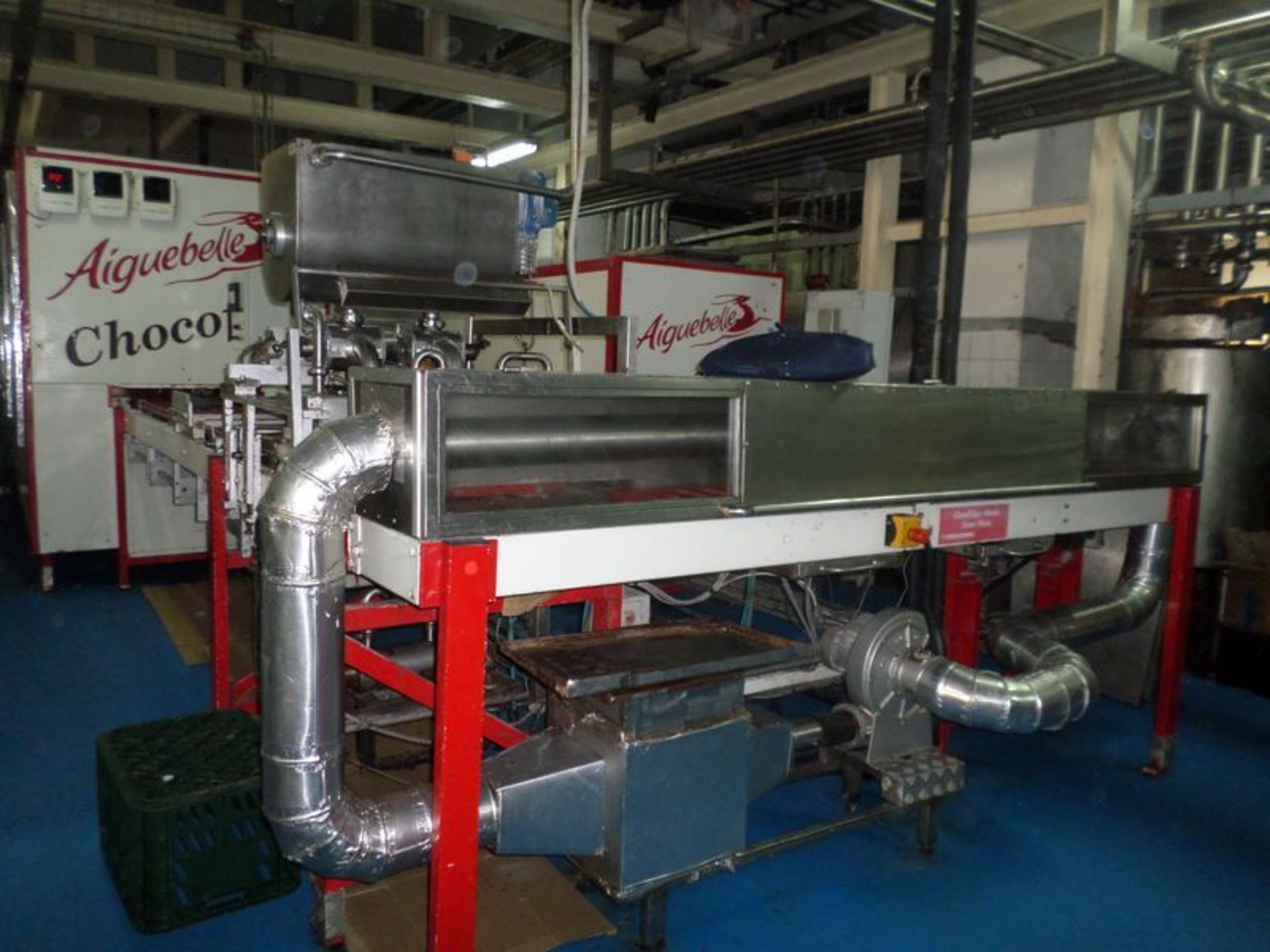 Production line for chocolate bars also with filling and confectionery – Brand PST -LOCATION MOROCCO