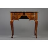 An English cherrywood ladies writing desk, 18th C.