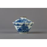 A Chinese blue and white Vietnamese market 'Bleu de Hue' bowl, Shunli Kunji mark, ca. 1900