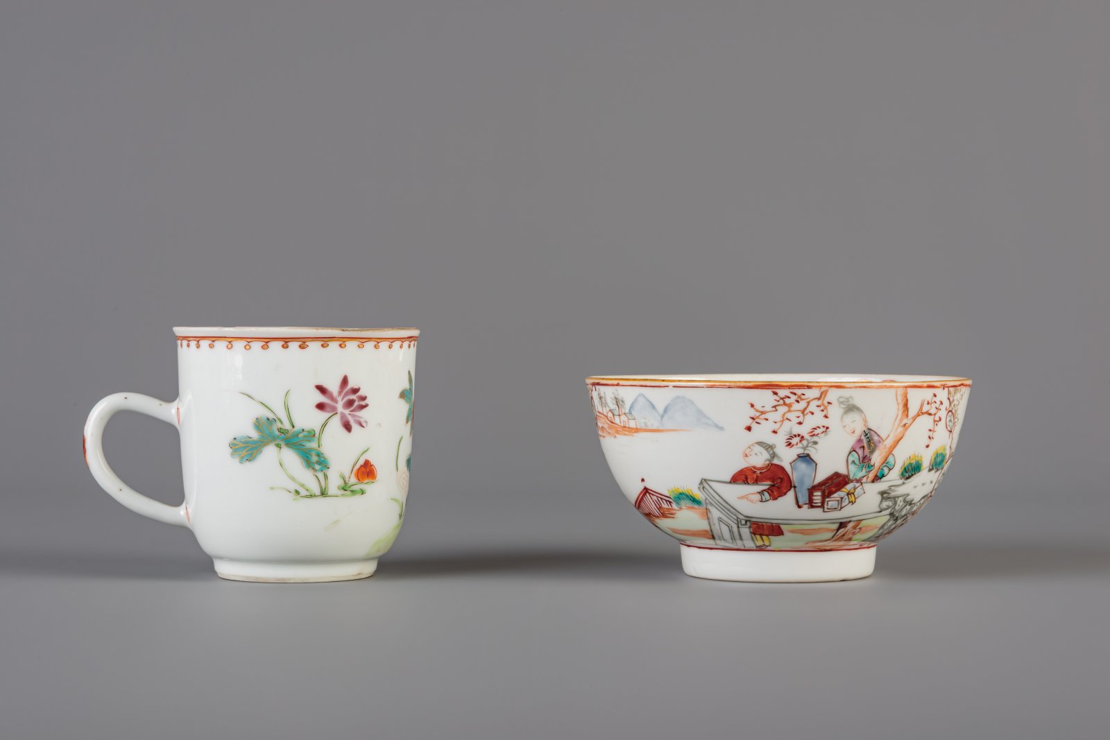 A varied collection of Chinese porcelain, 18th/19th C. - Image 8 of 13
