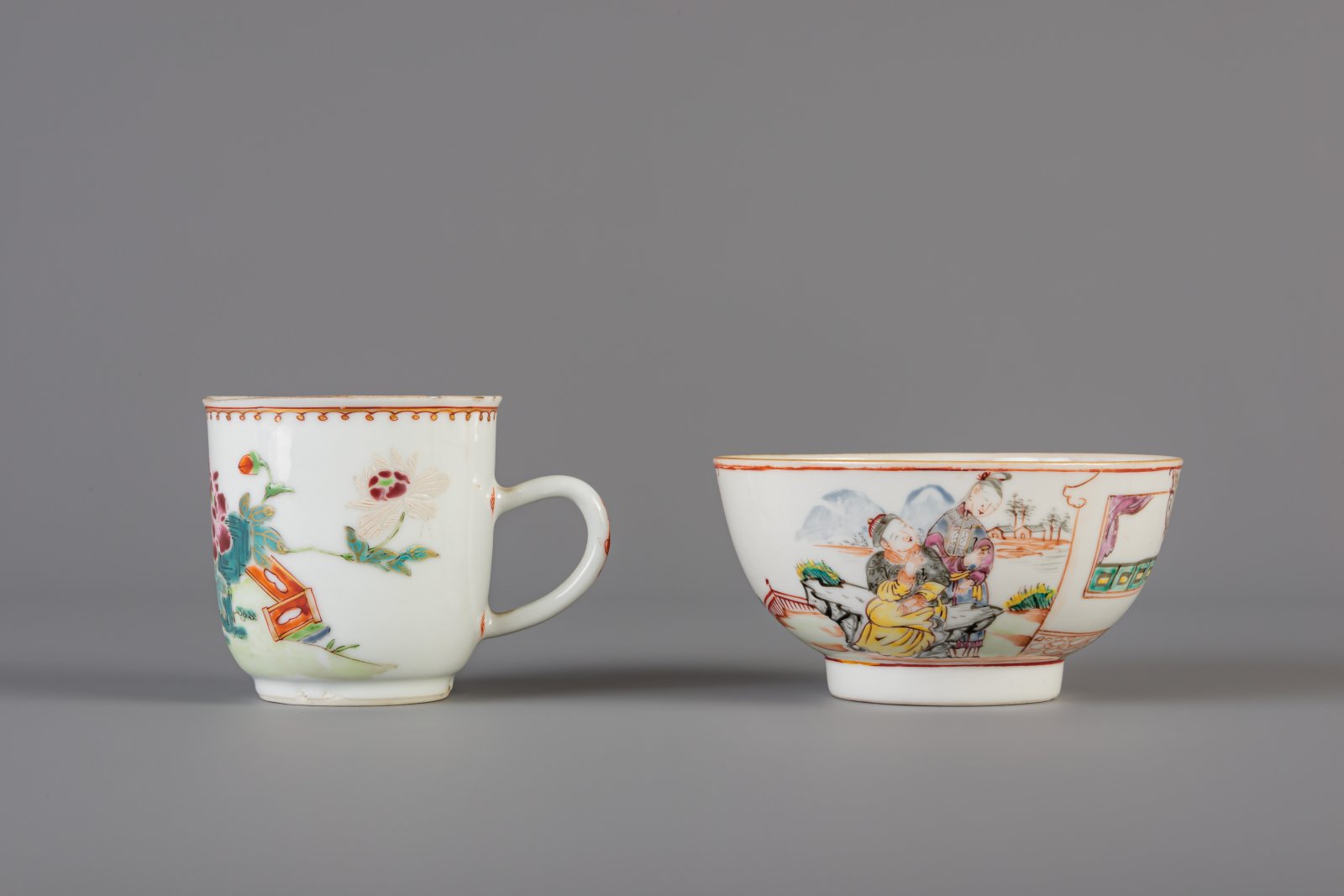 A varied collection of Chinese porcelain, 18th/19th C. - Image 10 of 13