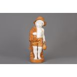 A marble figure of a fisherboy, probably Italy, 19th/20th C.