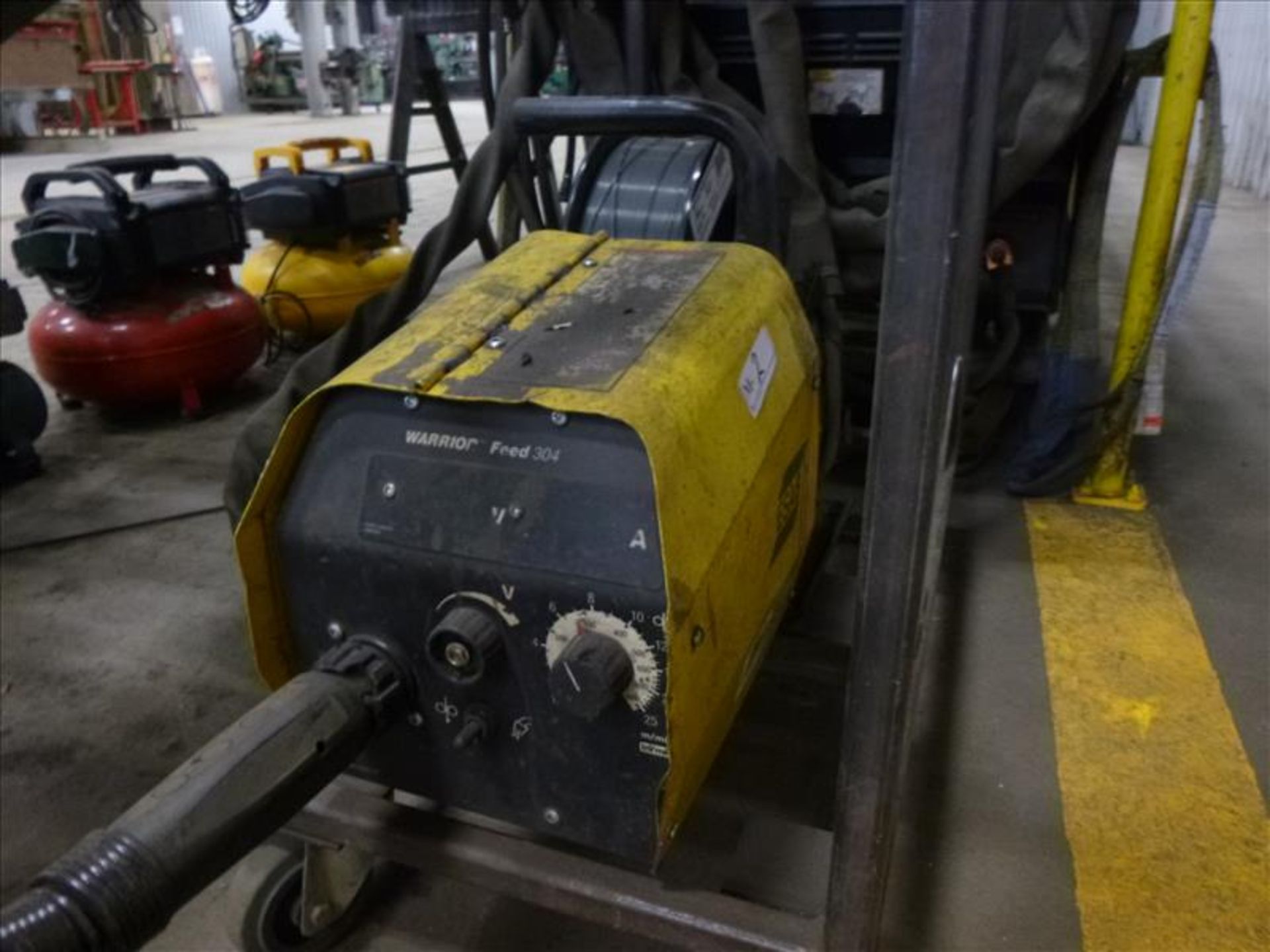 ESAB welding system consisting of: ESAB mig welder, mod. Warrior 500i, ser. no. 405-4170087 c/w ESAB - Image 3 of 3