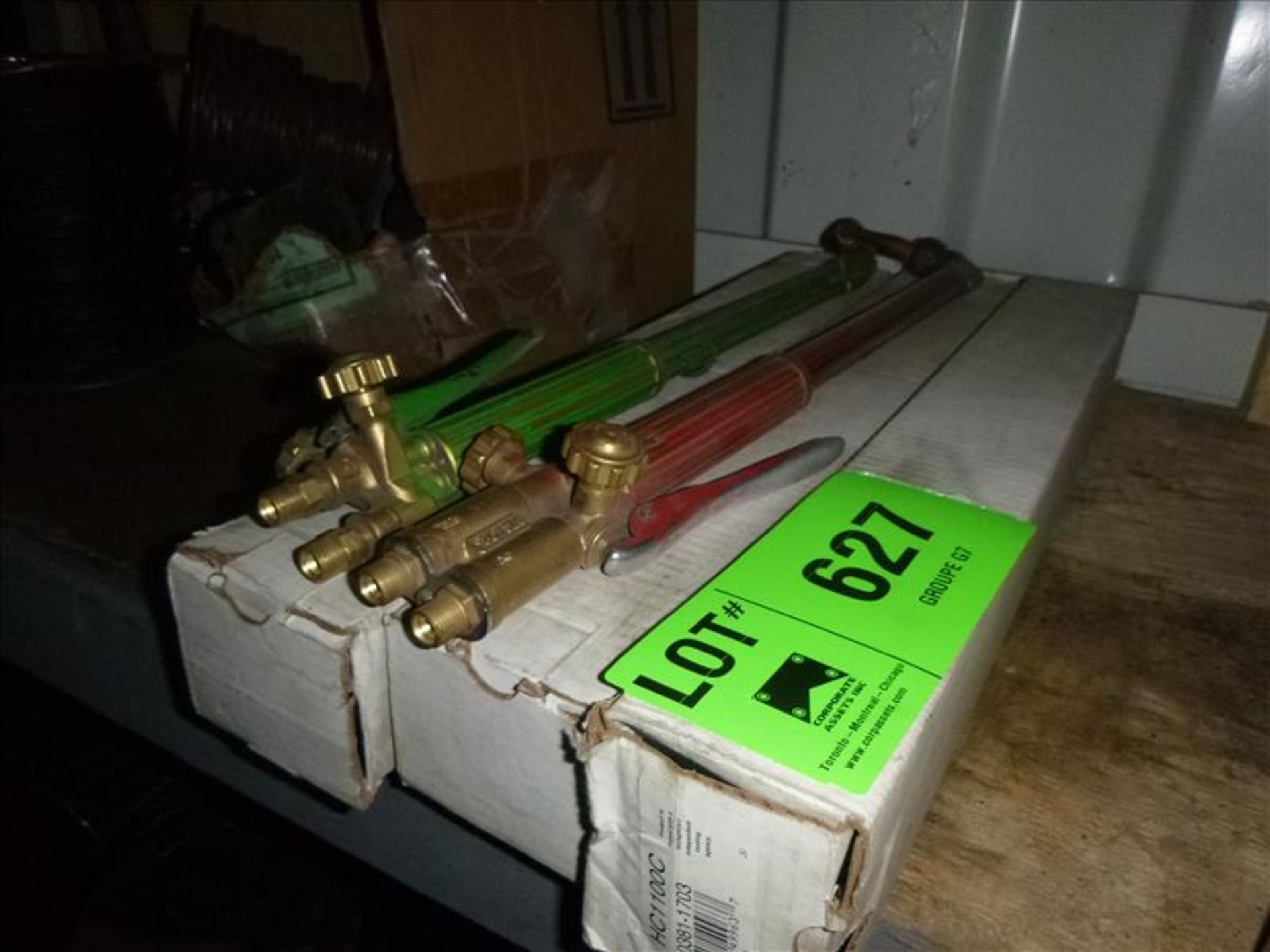 (5) oxy-acetylene torches (located at 164 Rue Strathcona, CCAN Lot 642)