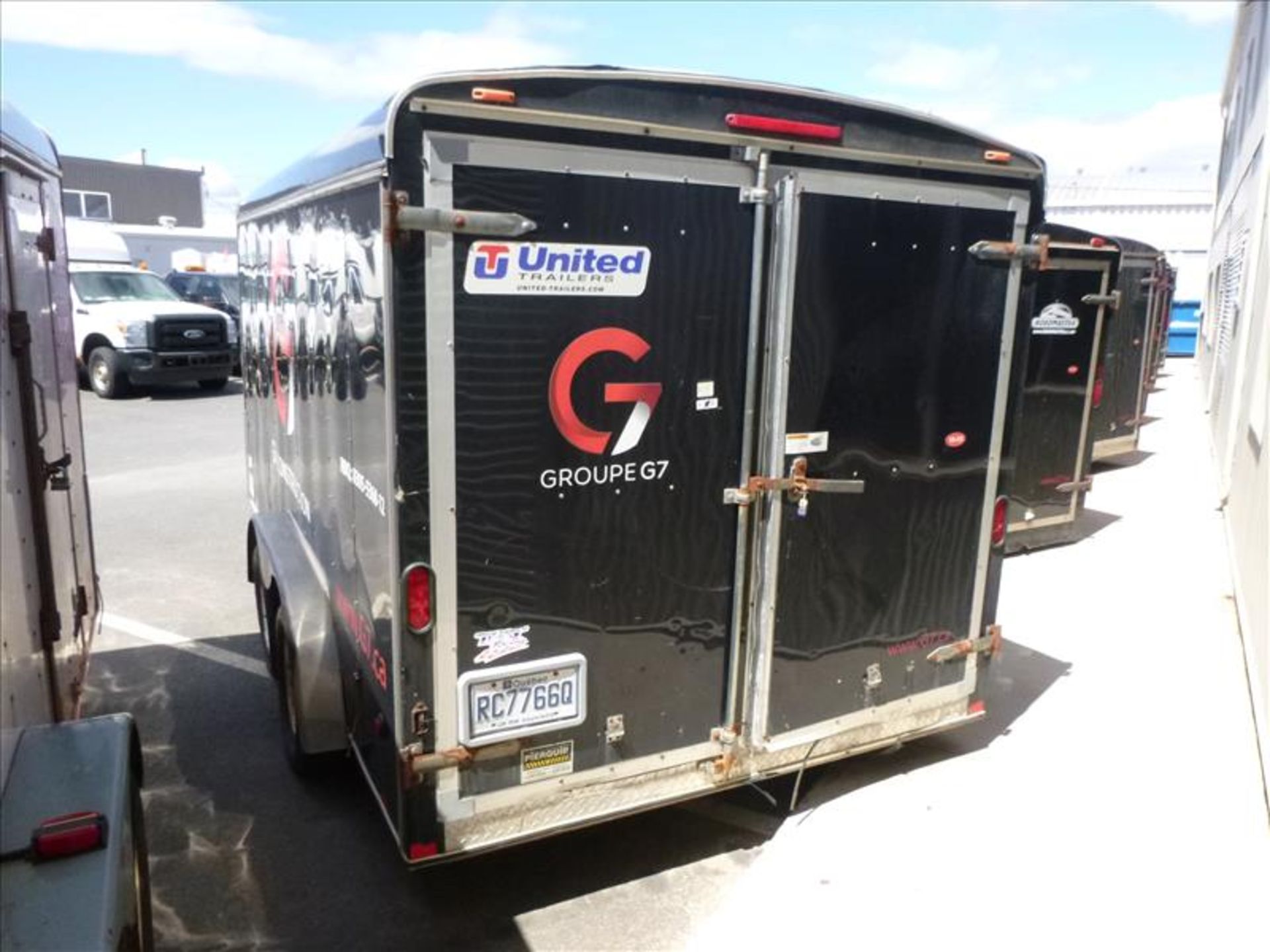 United enclosed trailer, mod. U-714TA35-8, VIN 48BTE14239A102230 (2009), tandem-axle, unit no. 10- - Image 3 of 5