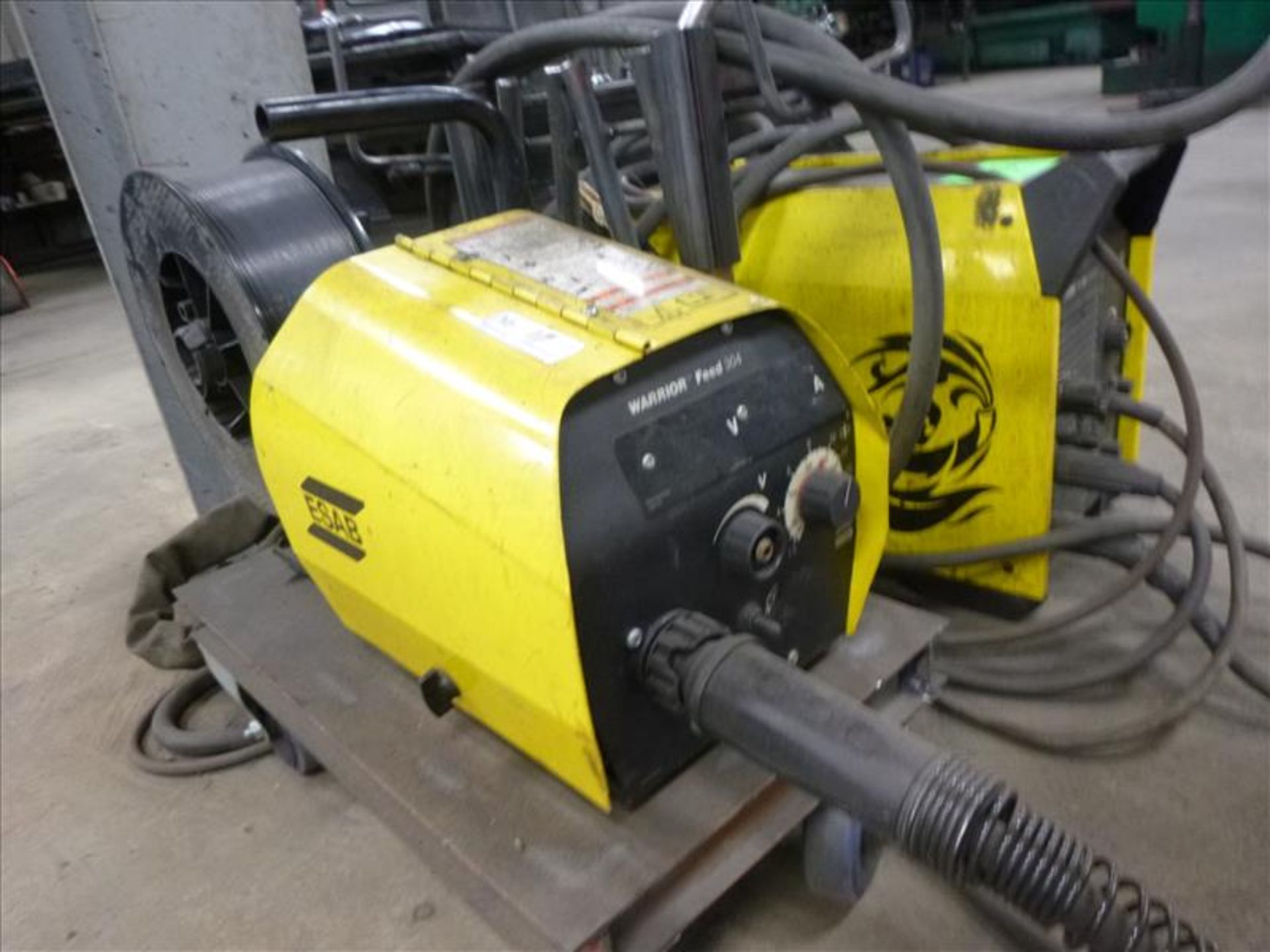 ESAB welding system consisting of: ESAB mig welder, mod. Warrior 500i, ser. no. 405-417-0083 c/w - Image 3 of 3