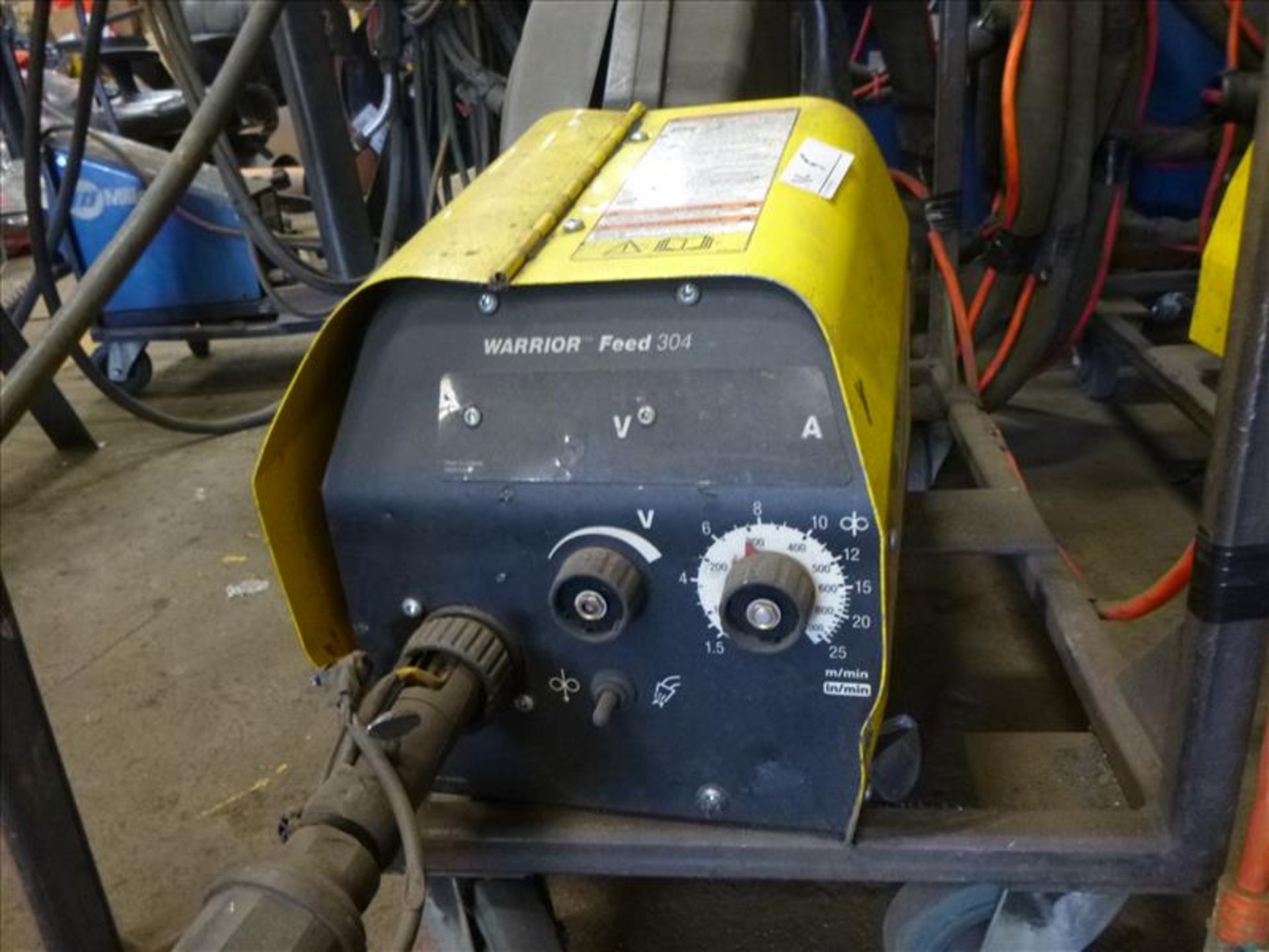 ESAB welding system consisting of: ESAB mig welder, mod. Warrior 500i, ser. no. 405-423-0148 c/w - Image 2 of 2