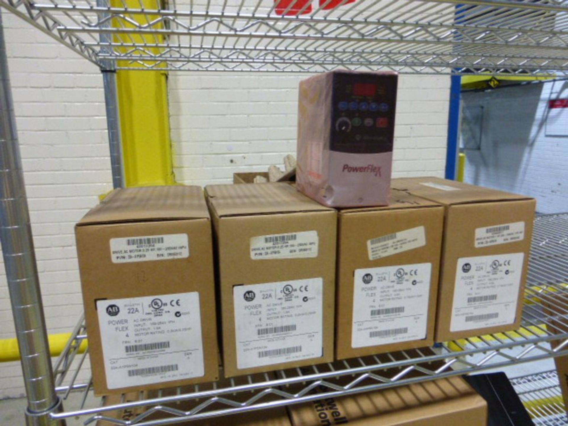 (5) Allen Bradley Power Flex variable frequency drive, (2) 2 hp, (3) 1 hp [1st Flr Main Shipping