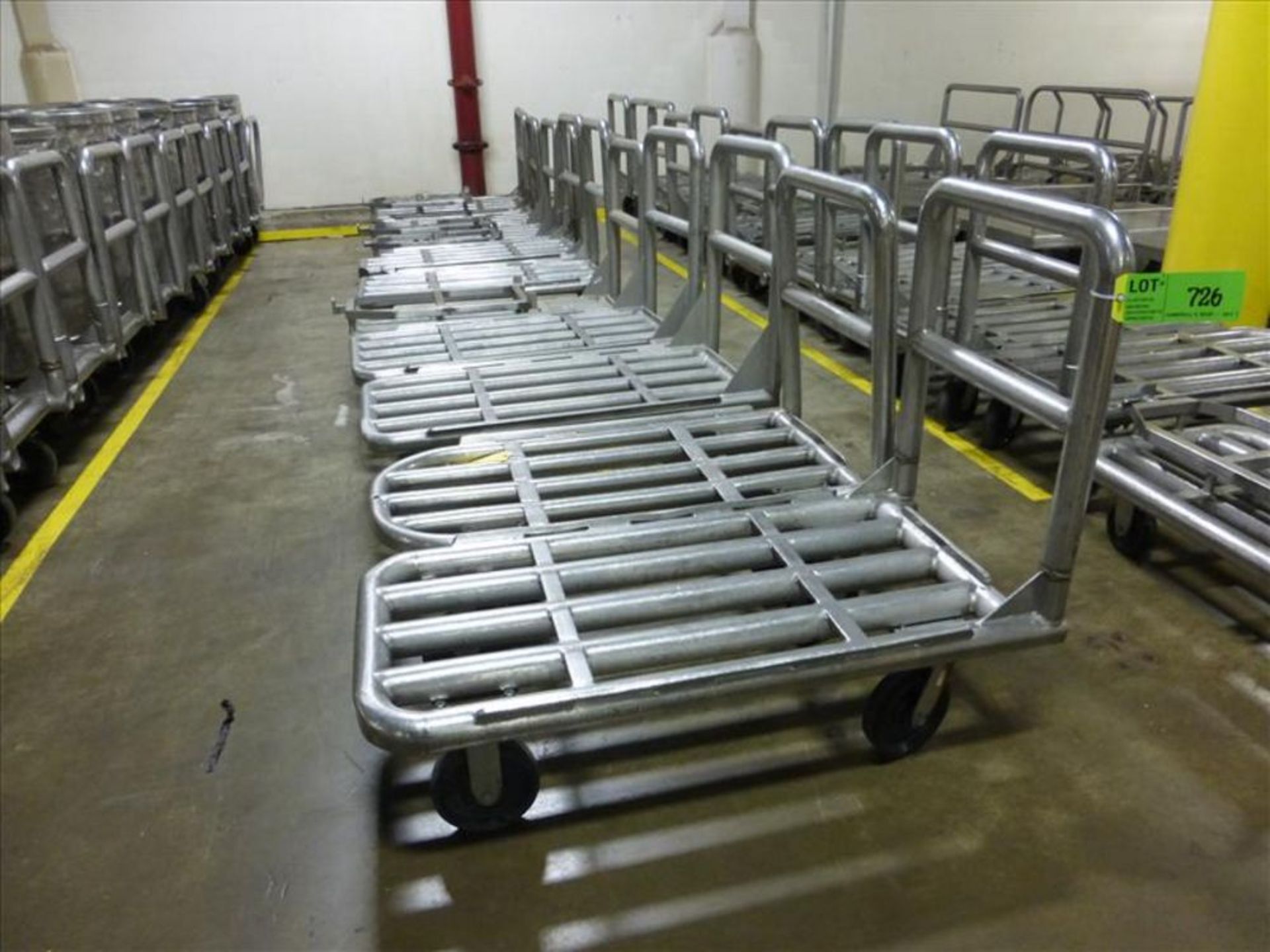 (11) Stainless Barrel Cart, 2 ft x 50 in [2nd Flr Cage Area] - Image 2 of 2