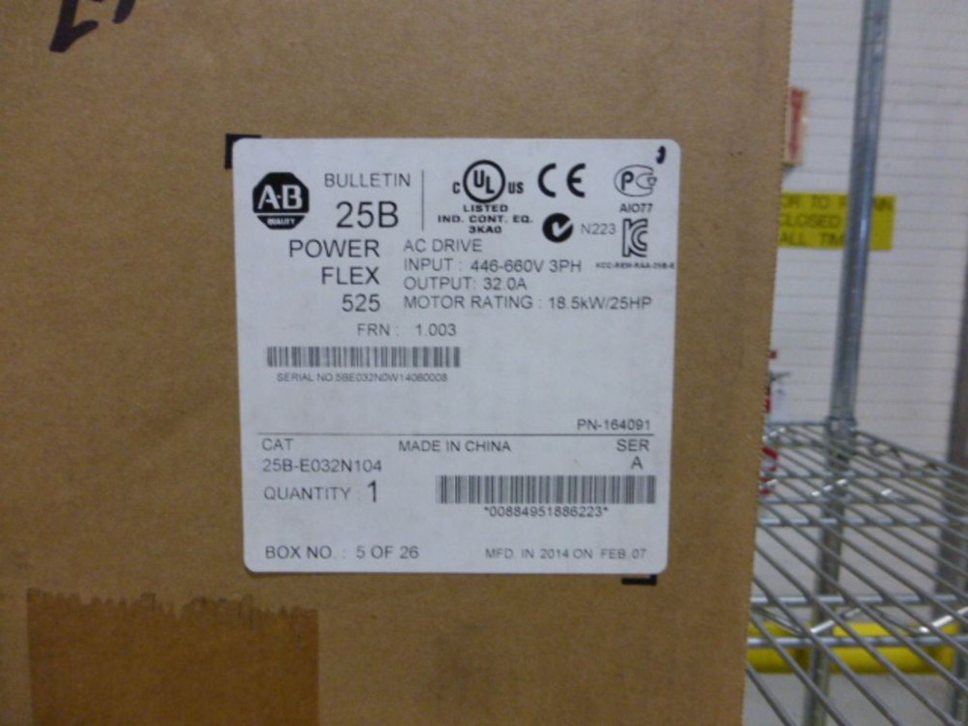 (3) Allan Bradley Power Flex variable frequency drive, (1) 30 hp, (2) 25 hp [1st Flr Main Shipping - Image 3 of 3