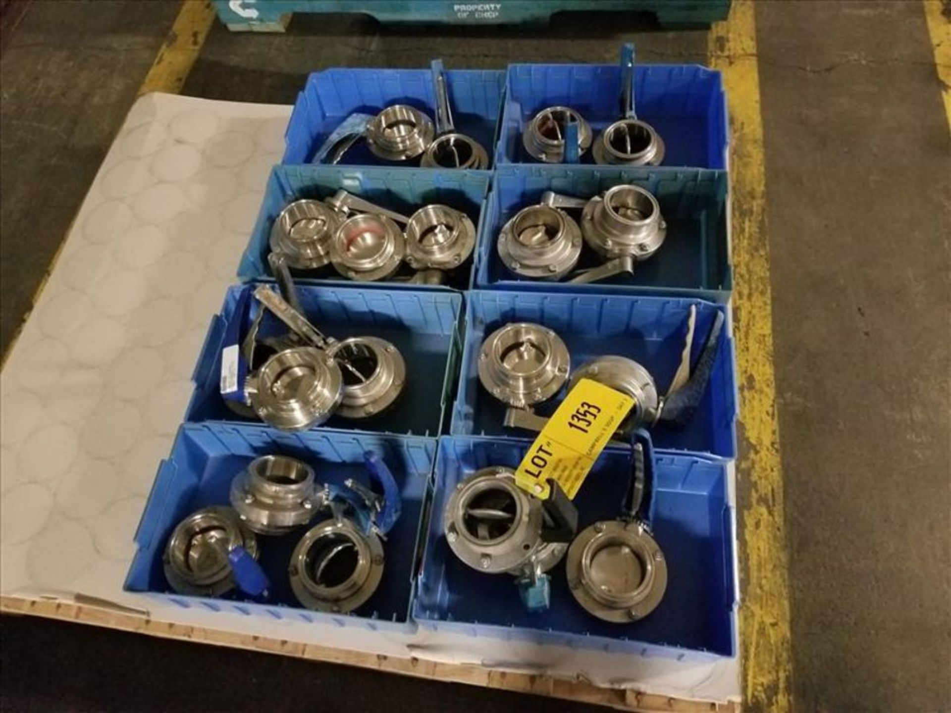 (20) 3 in Stainless Butterfly Valves [Across from 1st Flr Cage Area]