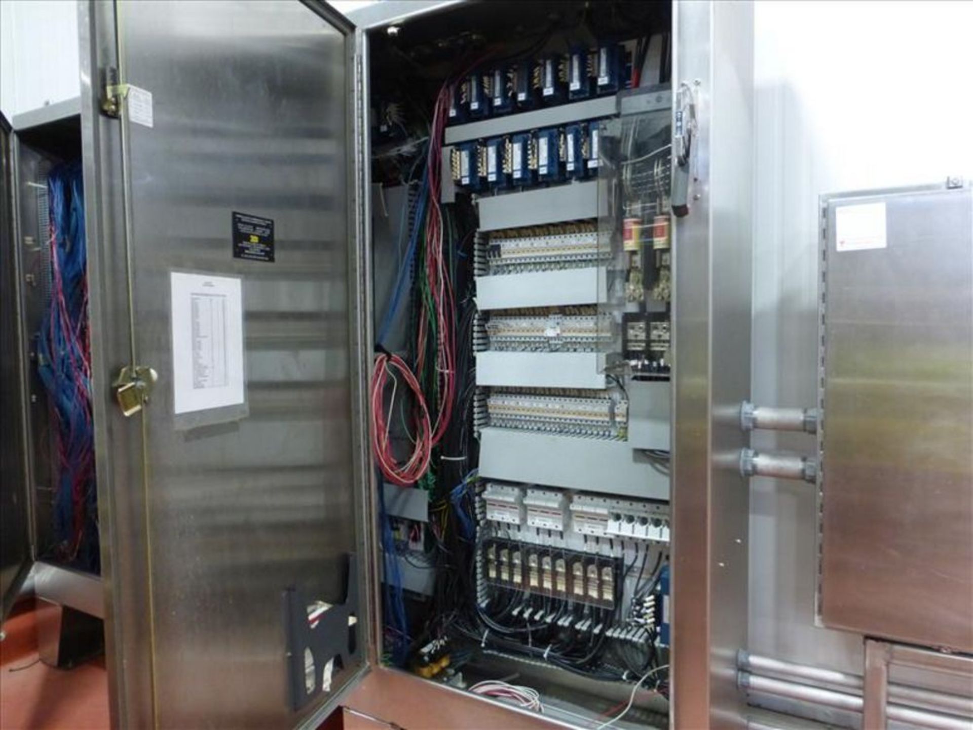 Demaco breaker dept control panels 3 doors stainless with integrated AB Control Logix processor, - Image 4 of 4
