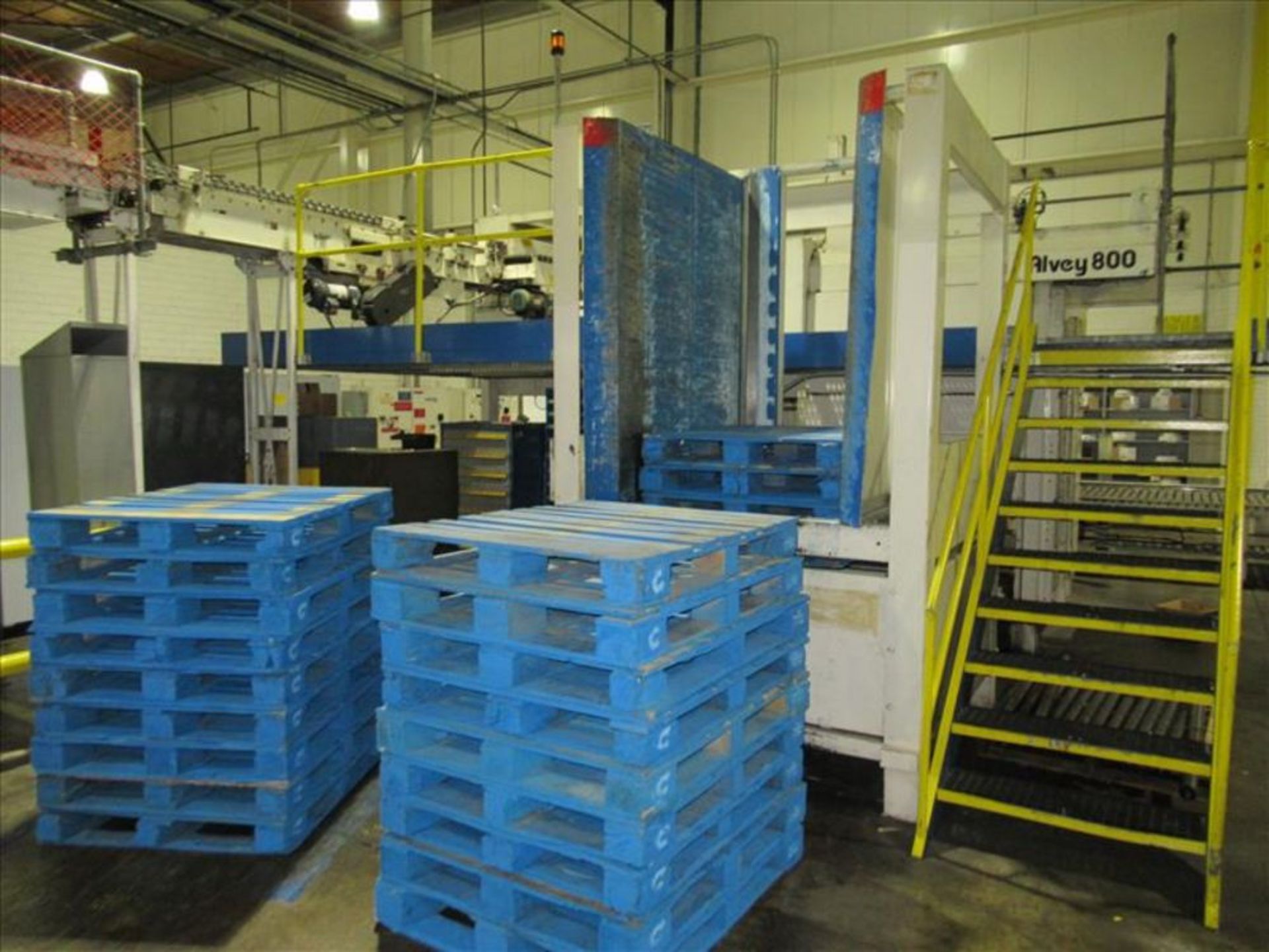 Alvey 800 case palletizer mod. no. 800 ser. no. 01-K4901112 high level automatic case palletizer - Image 2 of 2