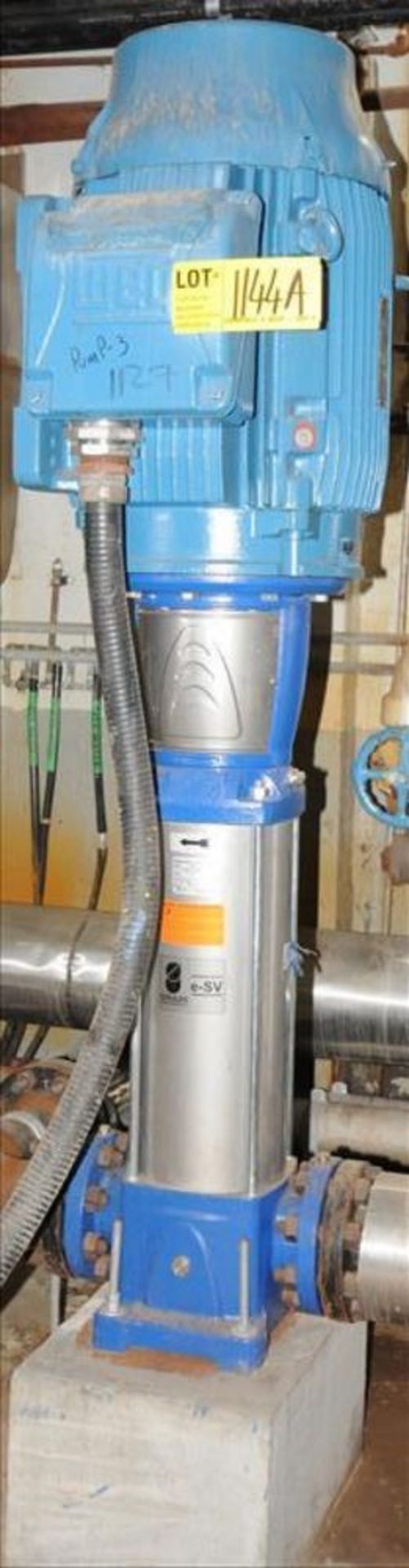 Goulds water tech water pump mod. no. e-SV - 56SV70 series, vertical multi-stage water pump,